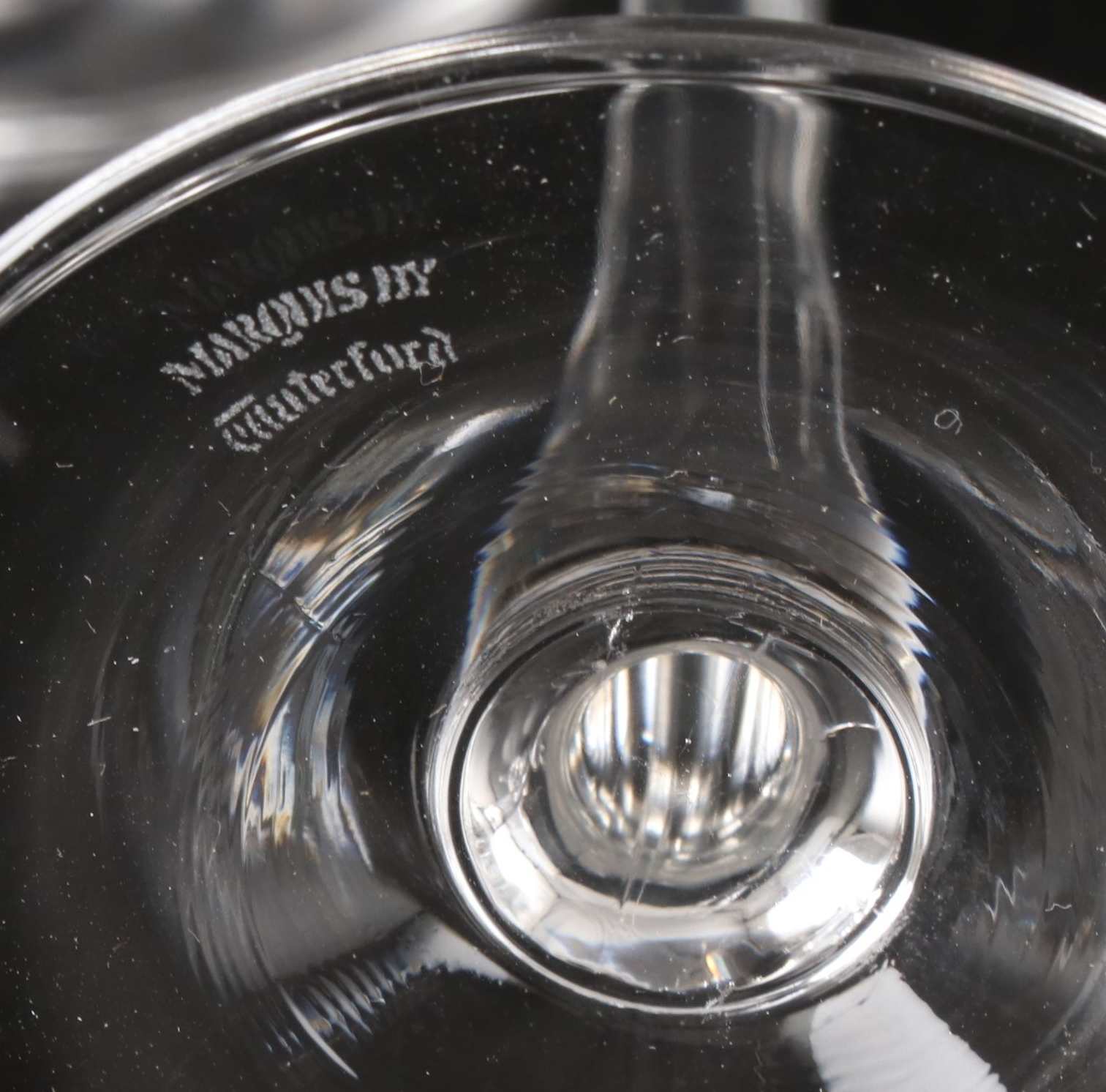 Marquis by Waterford "Wedding Toasts" Etched Crystal Champagne Flutes