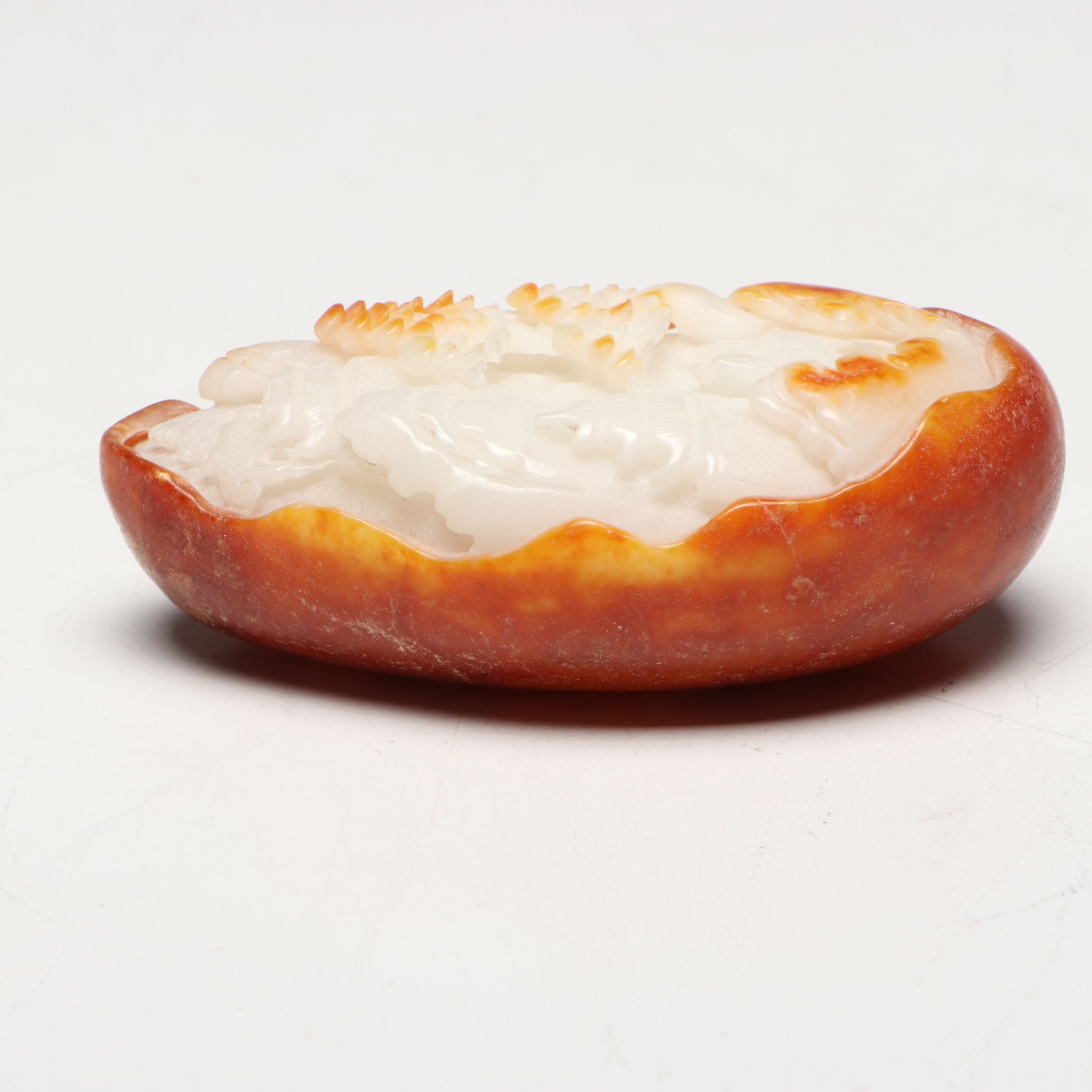 Chinese Egg-Shaped Jadeite Carving