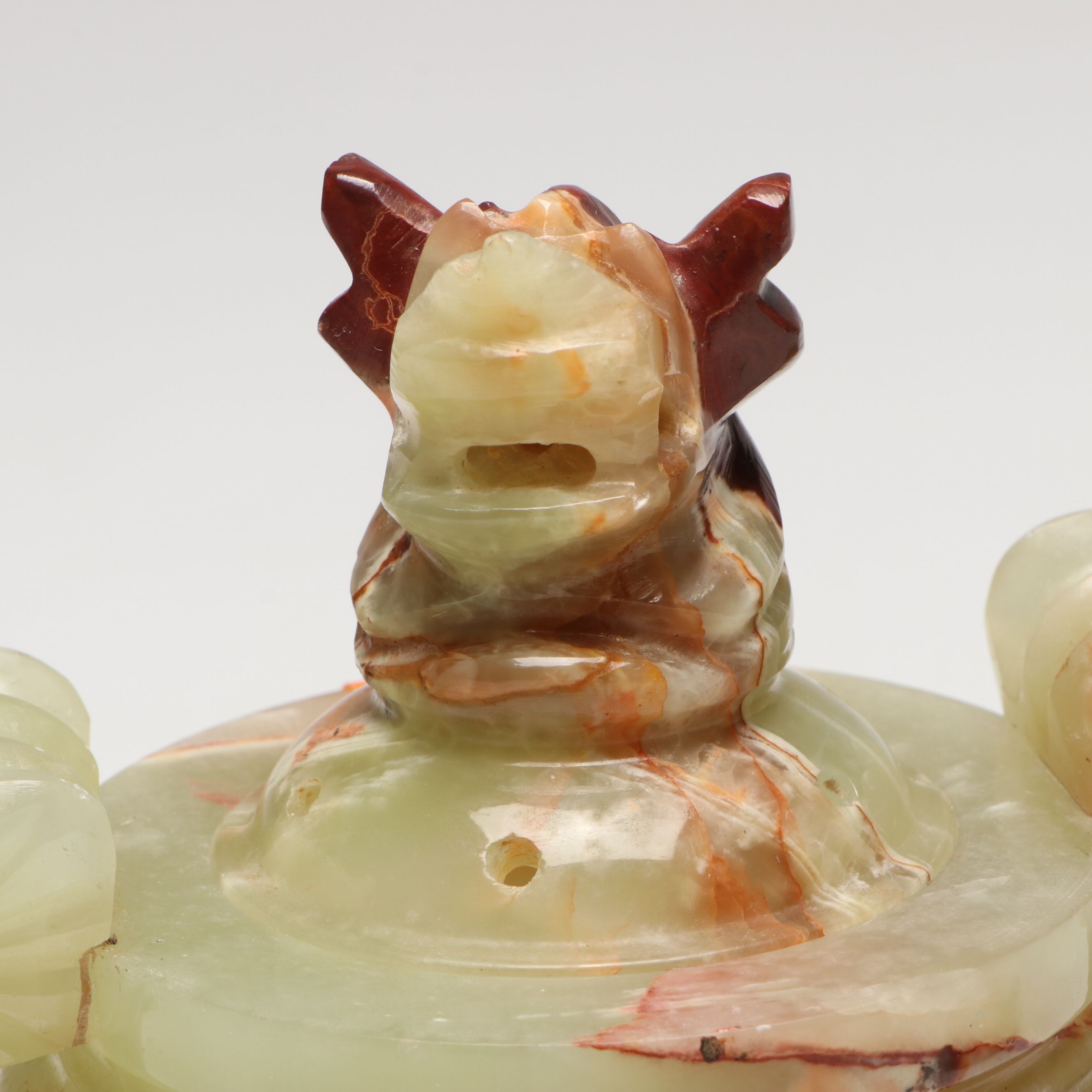 Chinese Carved Calcite Censer