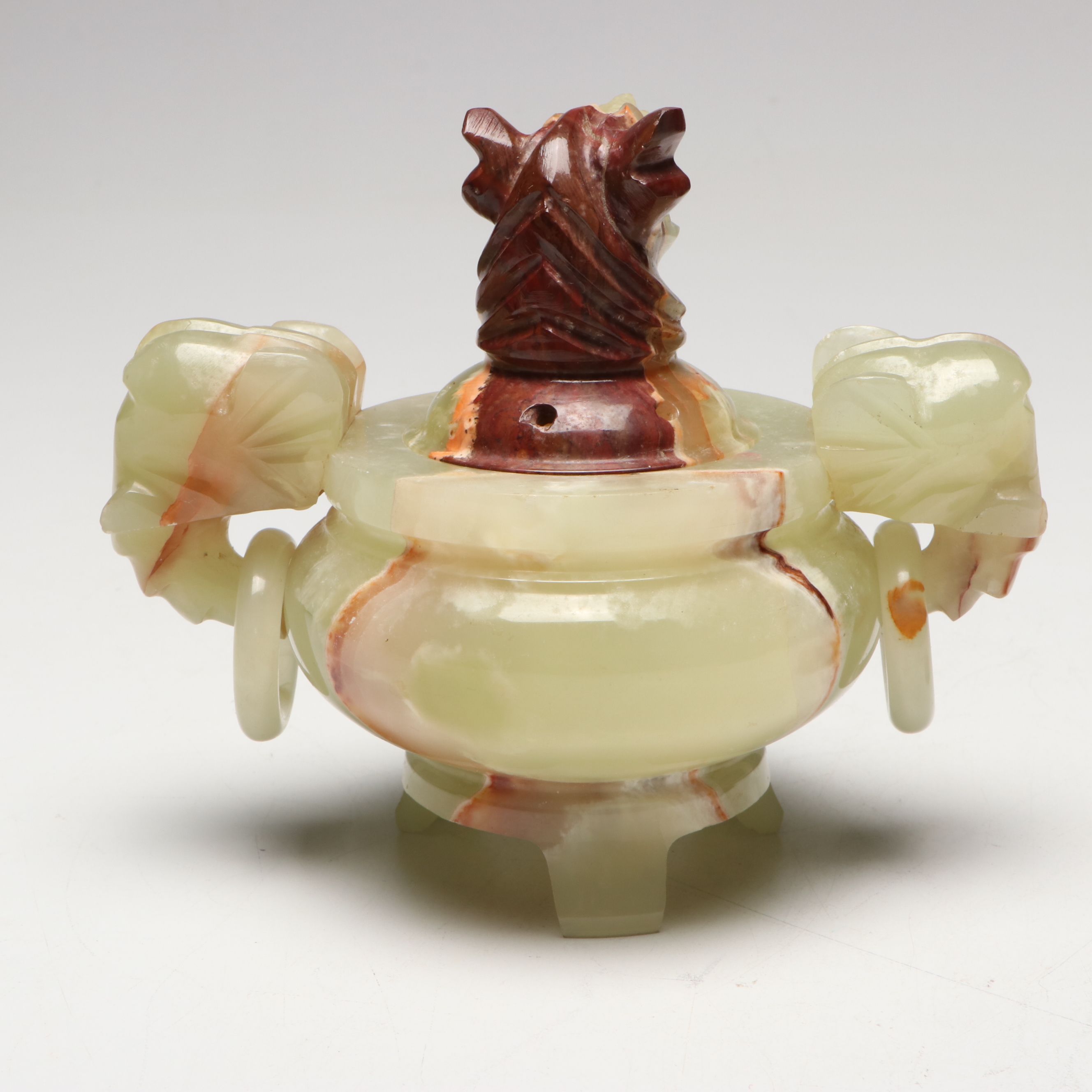 Chinese Carved Calcite Censer