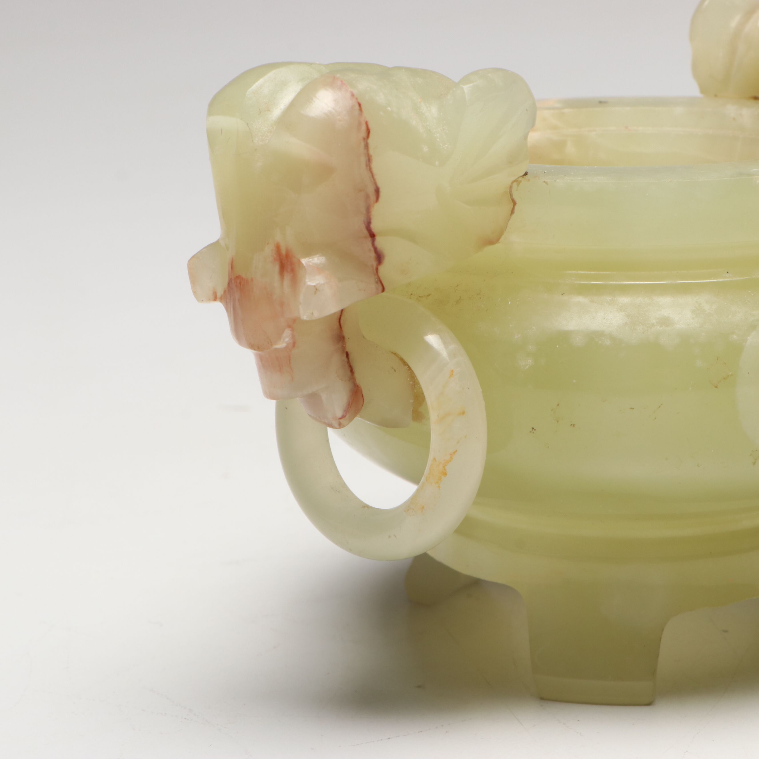 Chinese Carved Calcite Censer