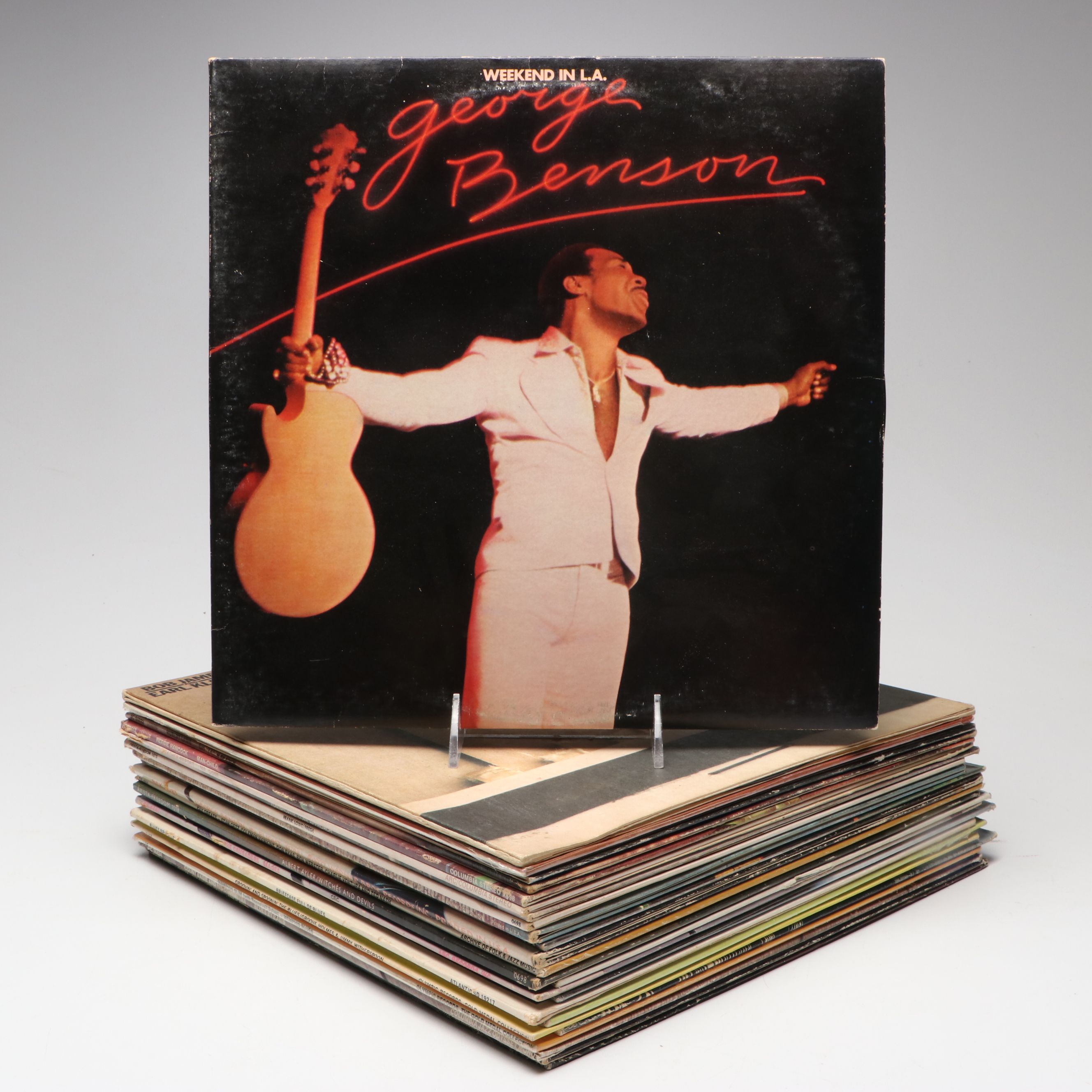 Marilyn Monroe, George Benson, Blues and More Vinyl Records, Late 20th C.