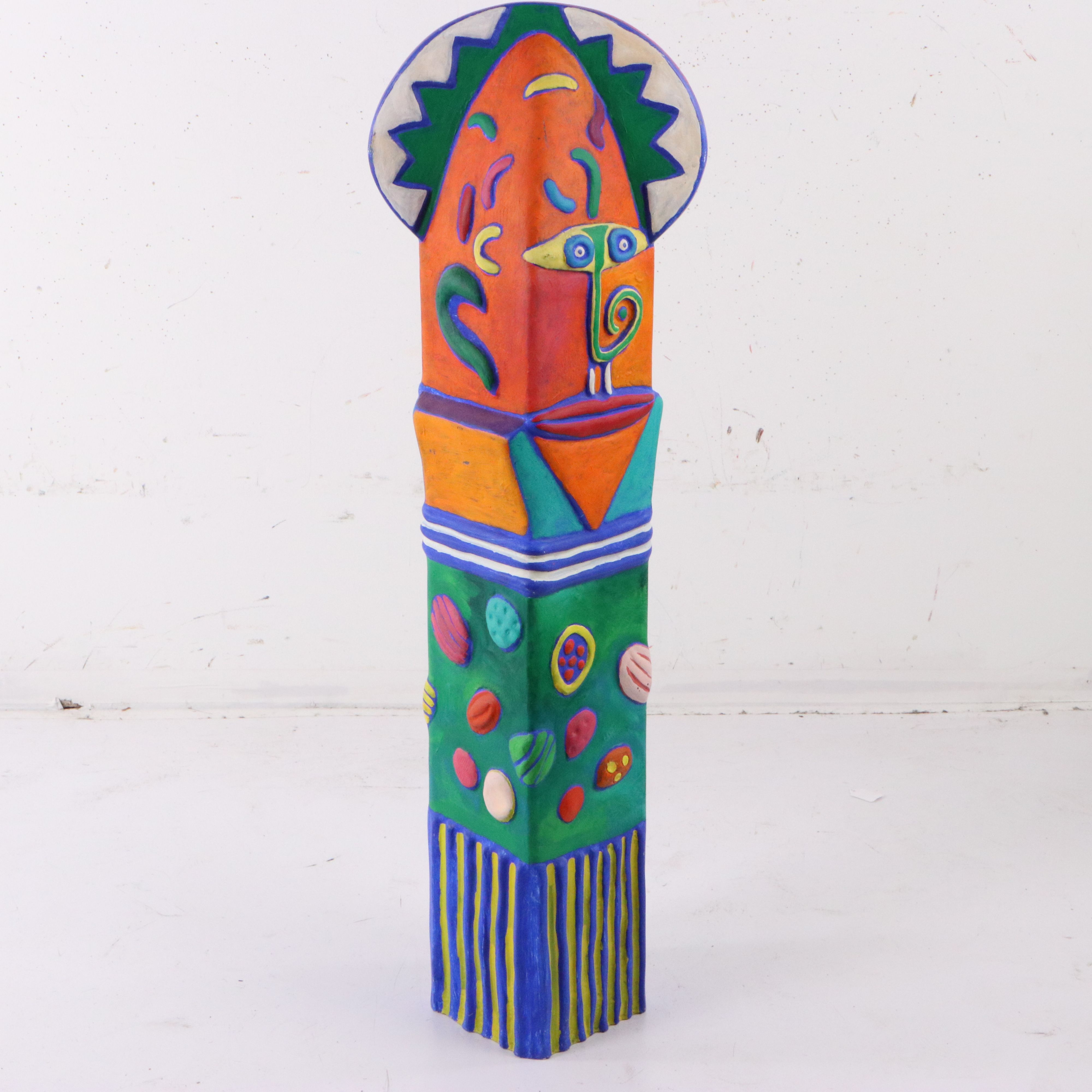 Clemens Briels Composite Totem-Style Sculpture, 1999