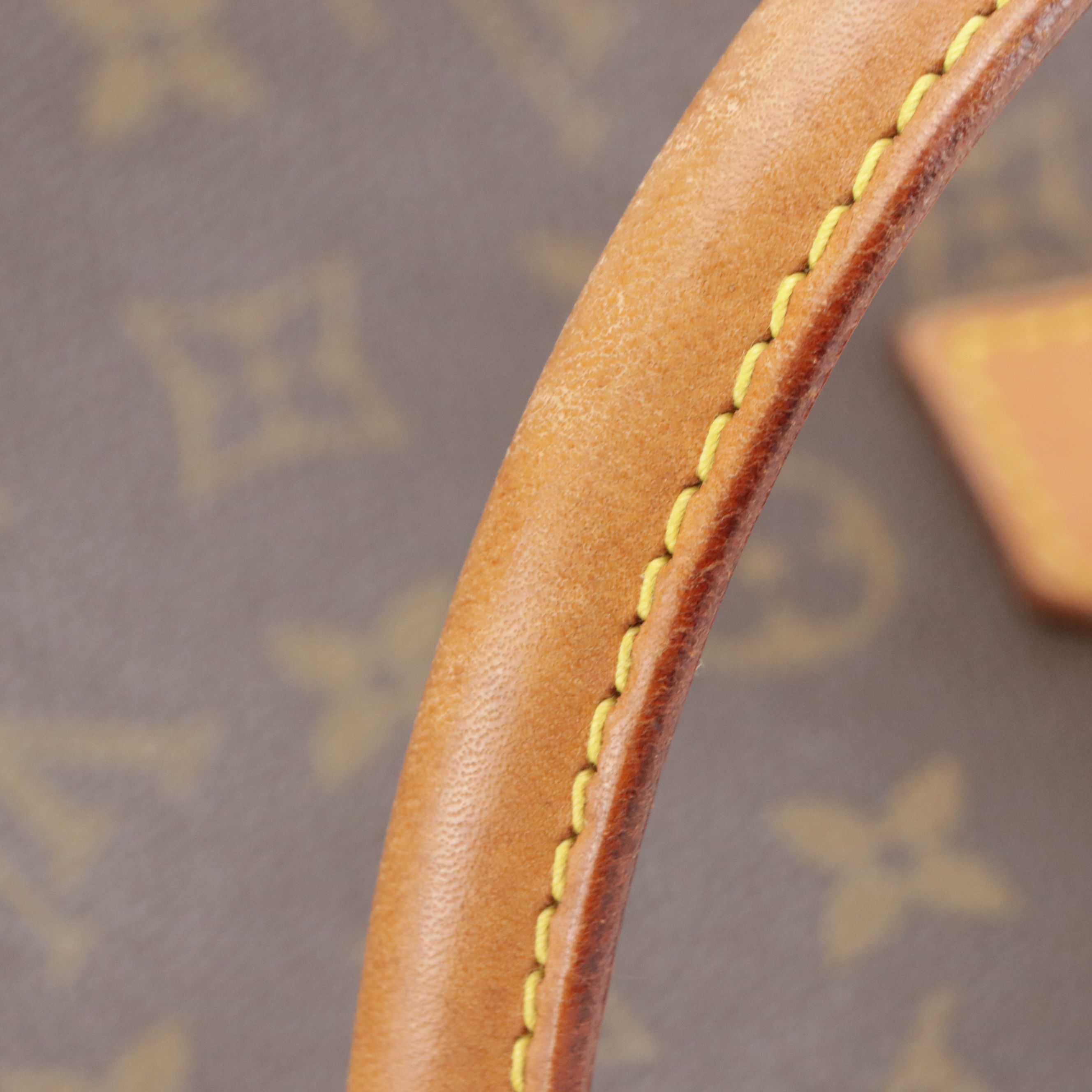 Louis Vuitton Sac Plat Top Handle Tote Bag in Monogram Canvas and Leather