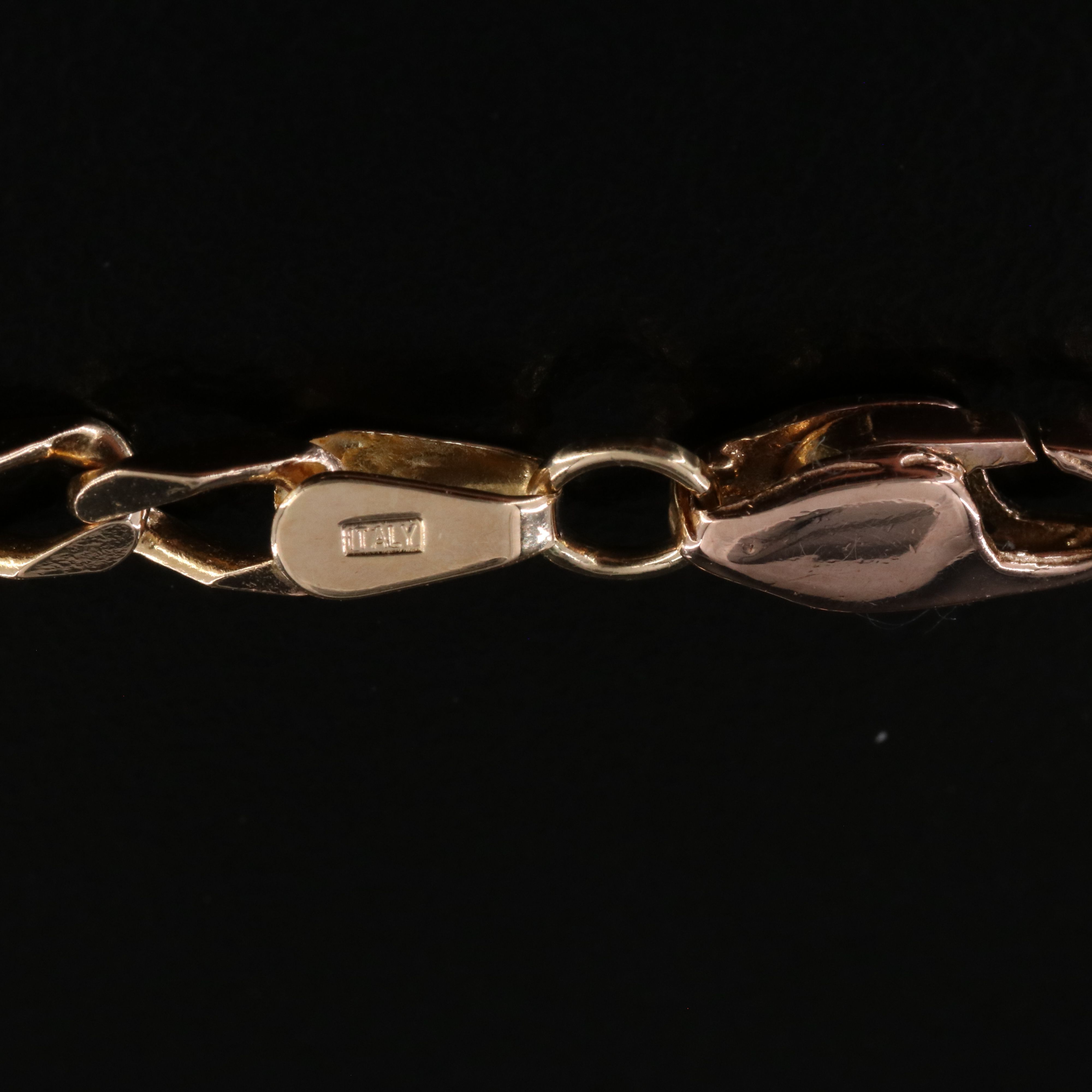 14K Fancy Curb Chain Necklace