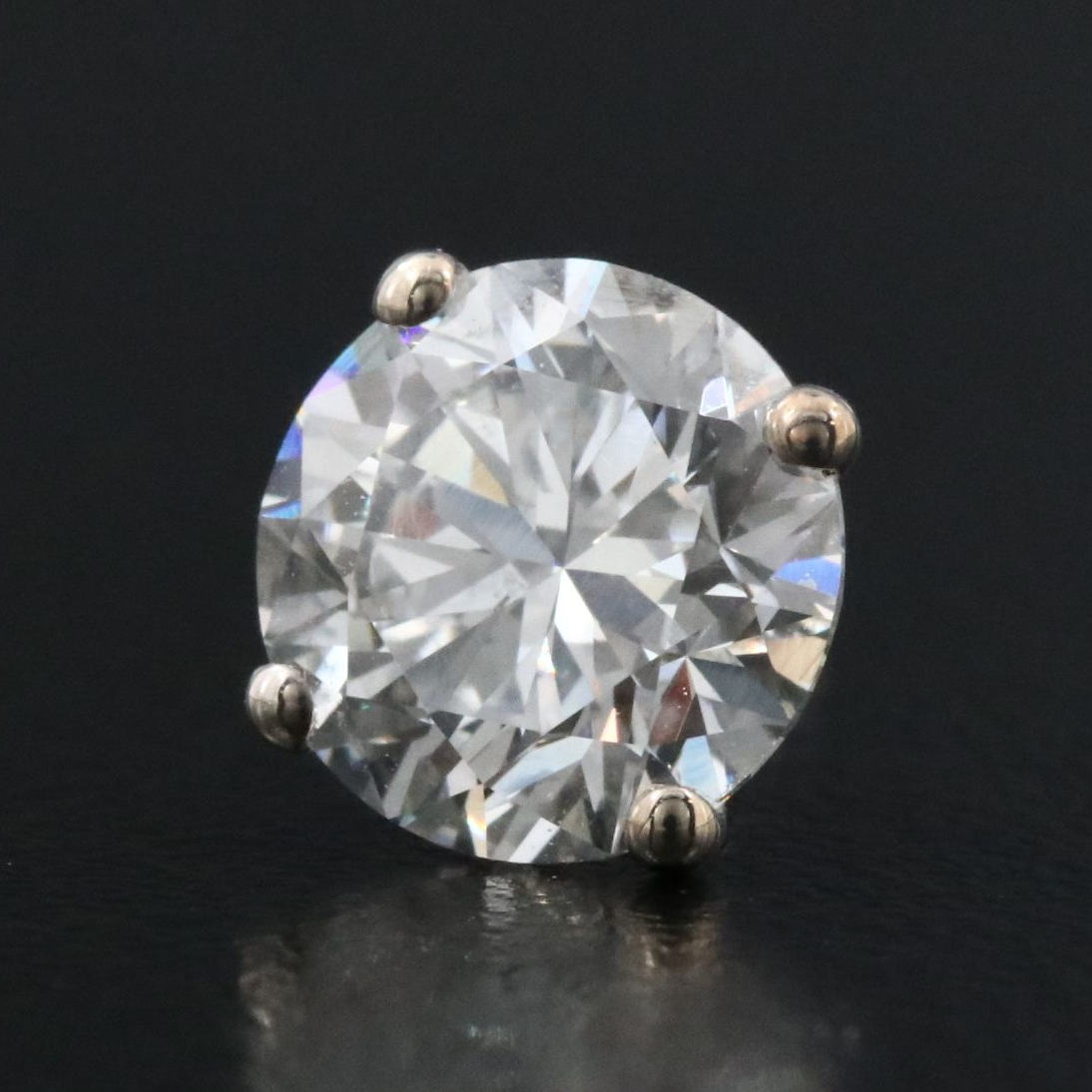 14K 3.05 CTW Lab Grown Diamond Stud Earrings with IGI Jewelry Report