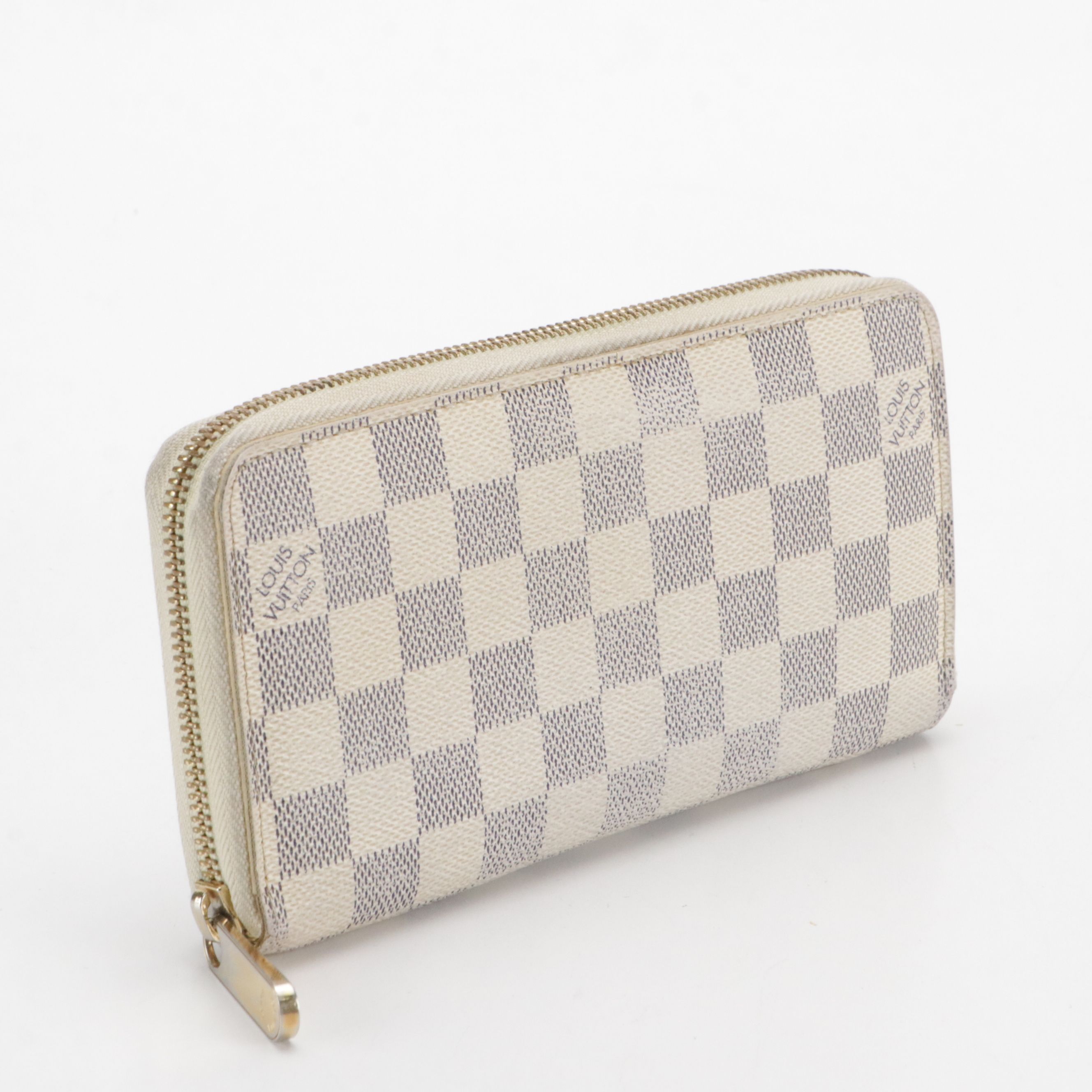 Louis Vuitton Zippy Wallet in Damier Azur Canvas