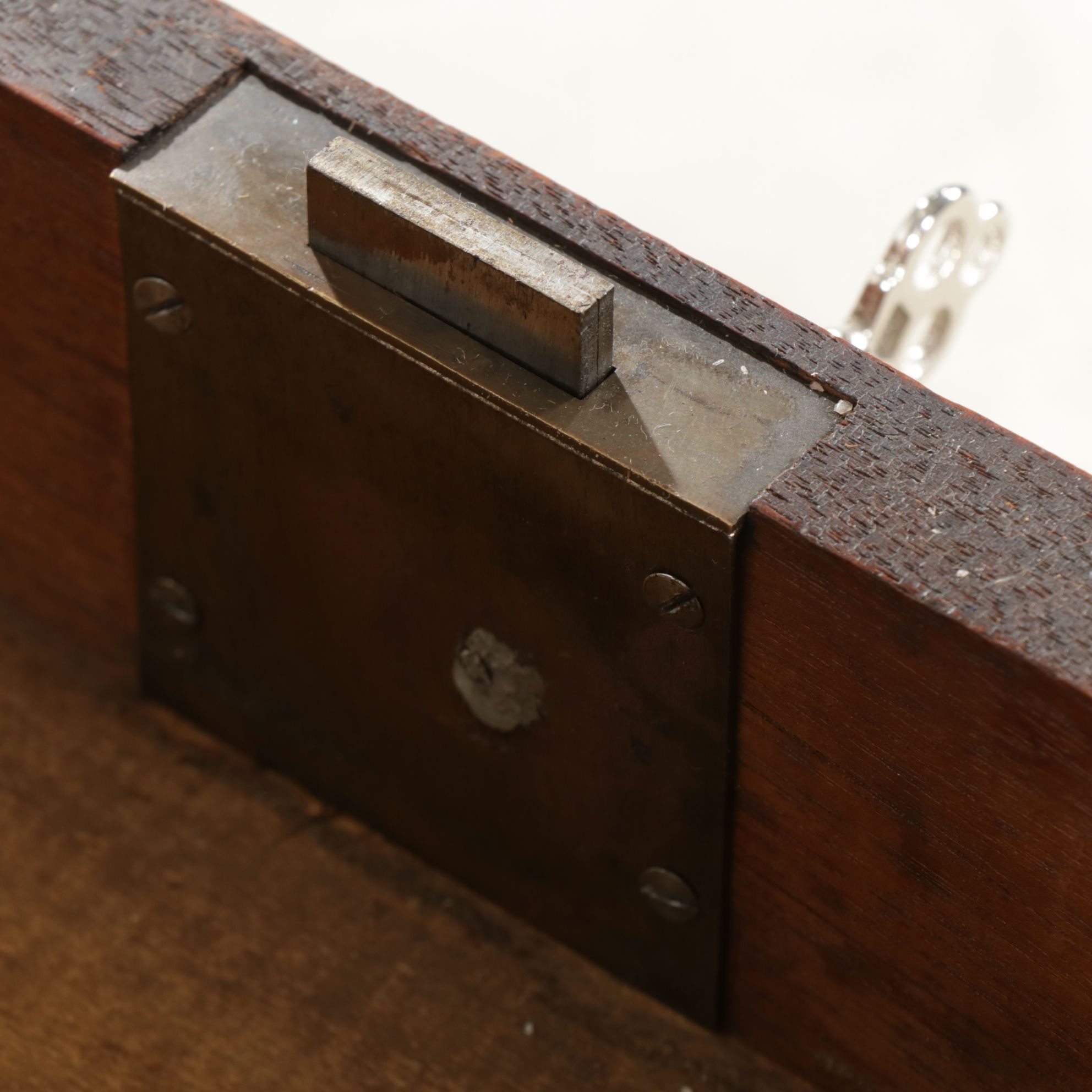 Victorian Mahogany Library Table and Side Chair, Late 19th to Early 20th Century