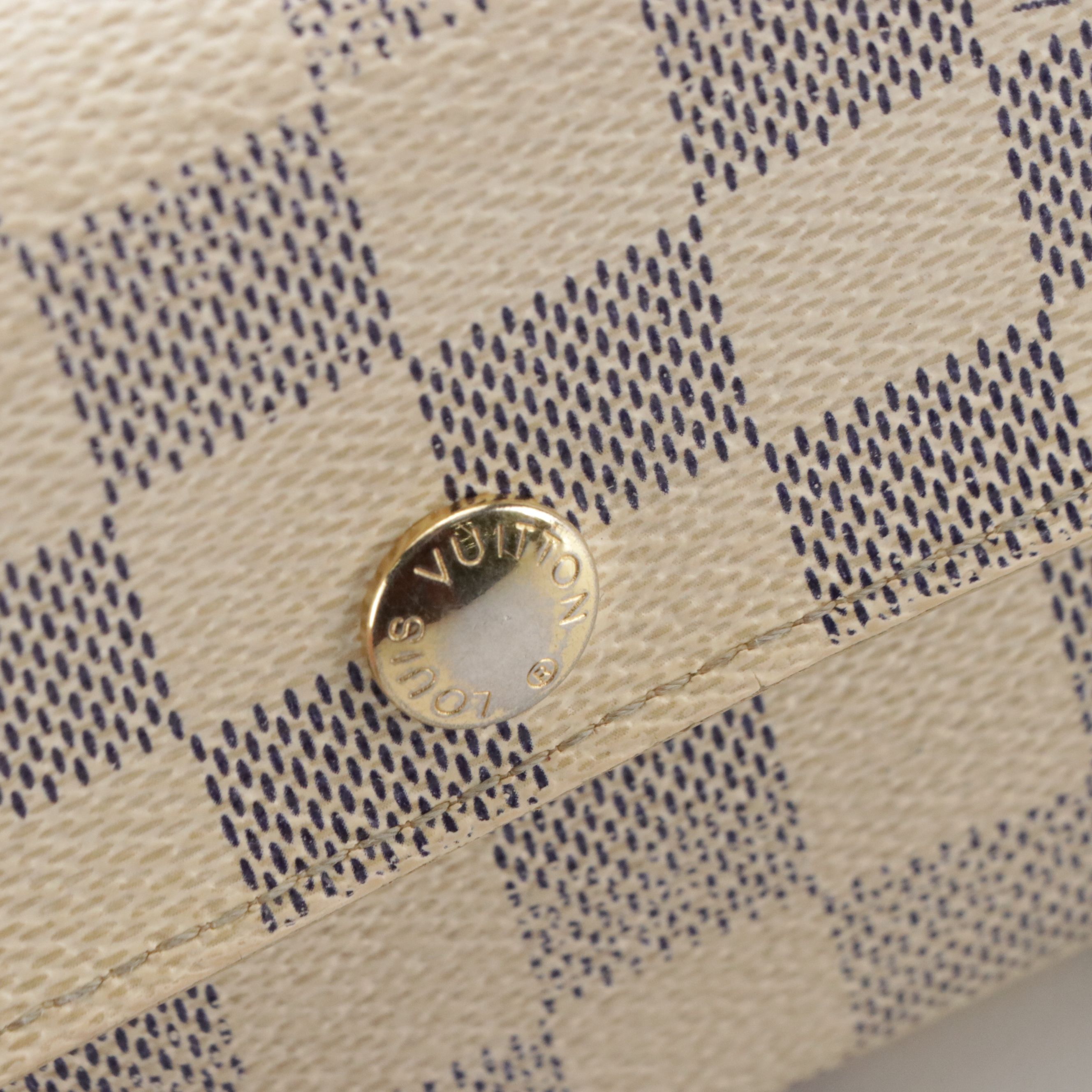 Louis Vuitton Portefeuille Alexandra in Damier Azur Canvas