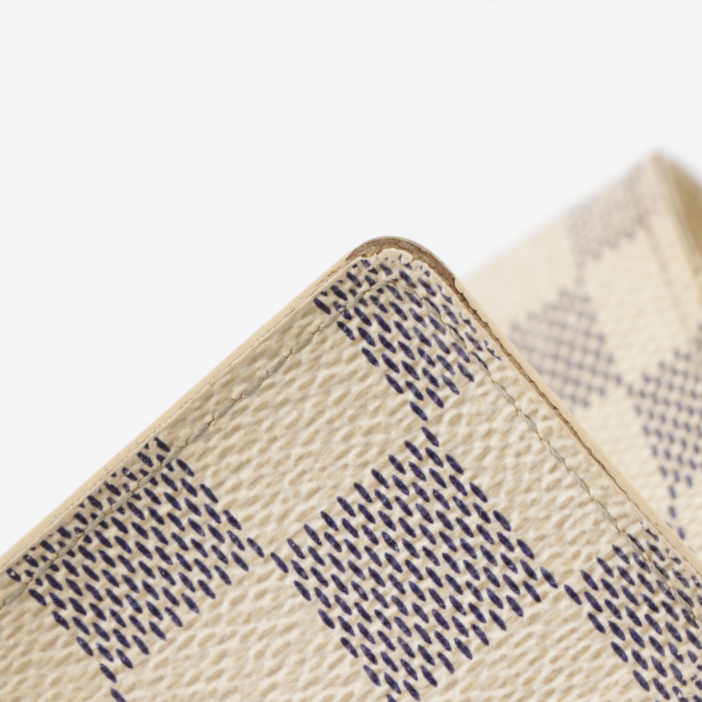 Louis Vuitton Portefeuille Alexandra in Damier Azur Canvas