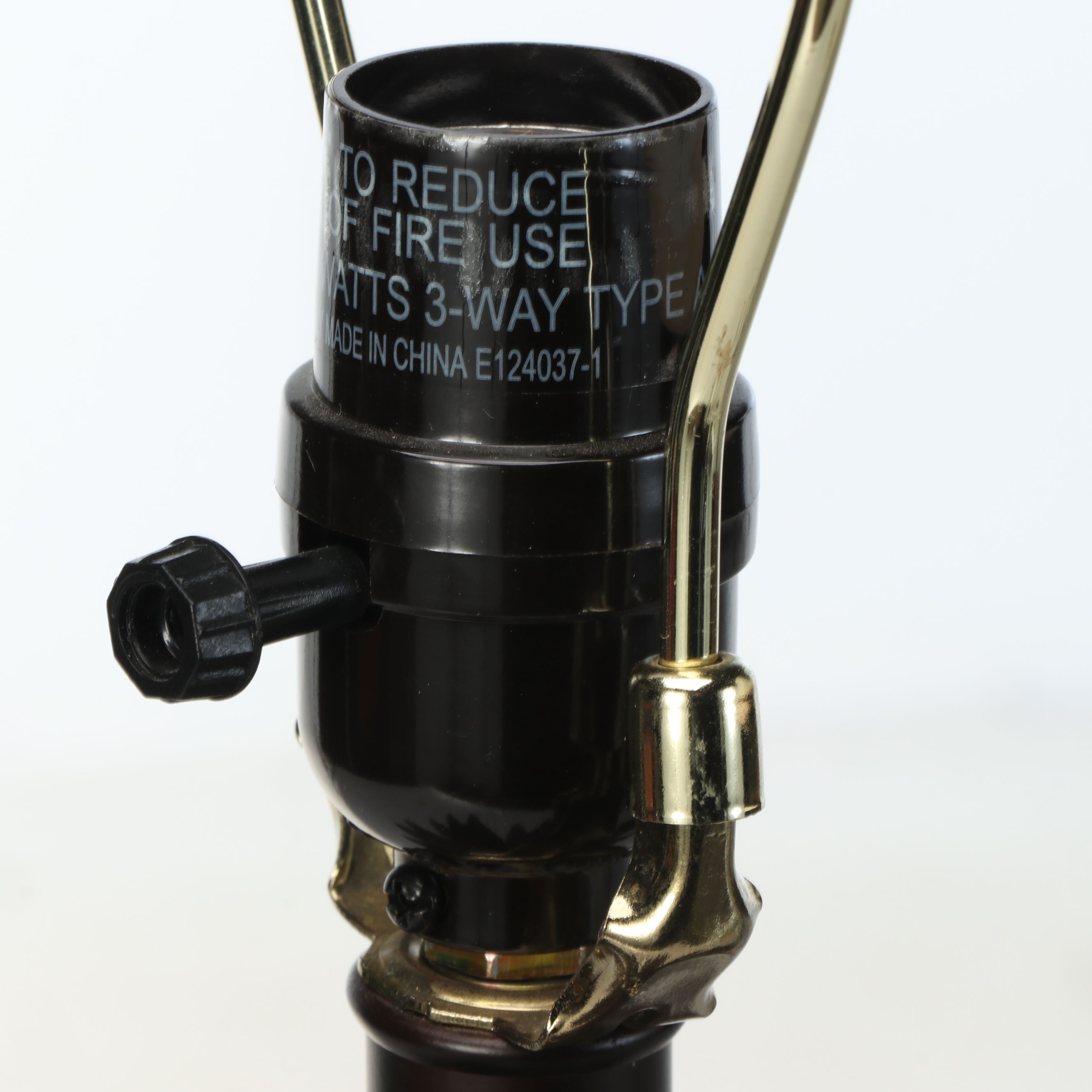 Antiqued Pineapple Accented Console Lamps with Tropical Bell Shades, 2002