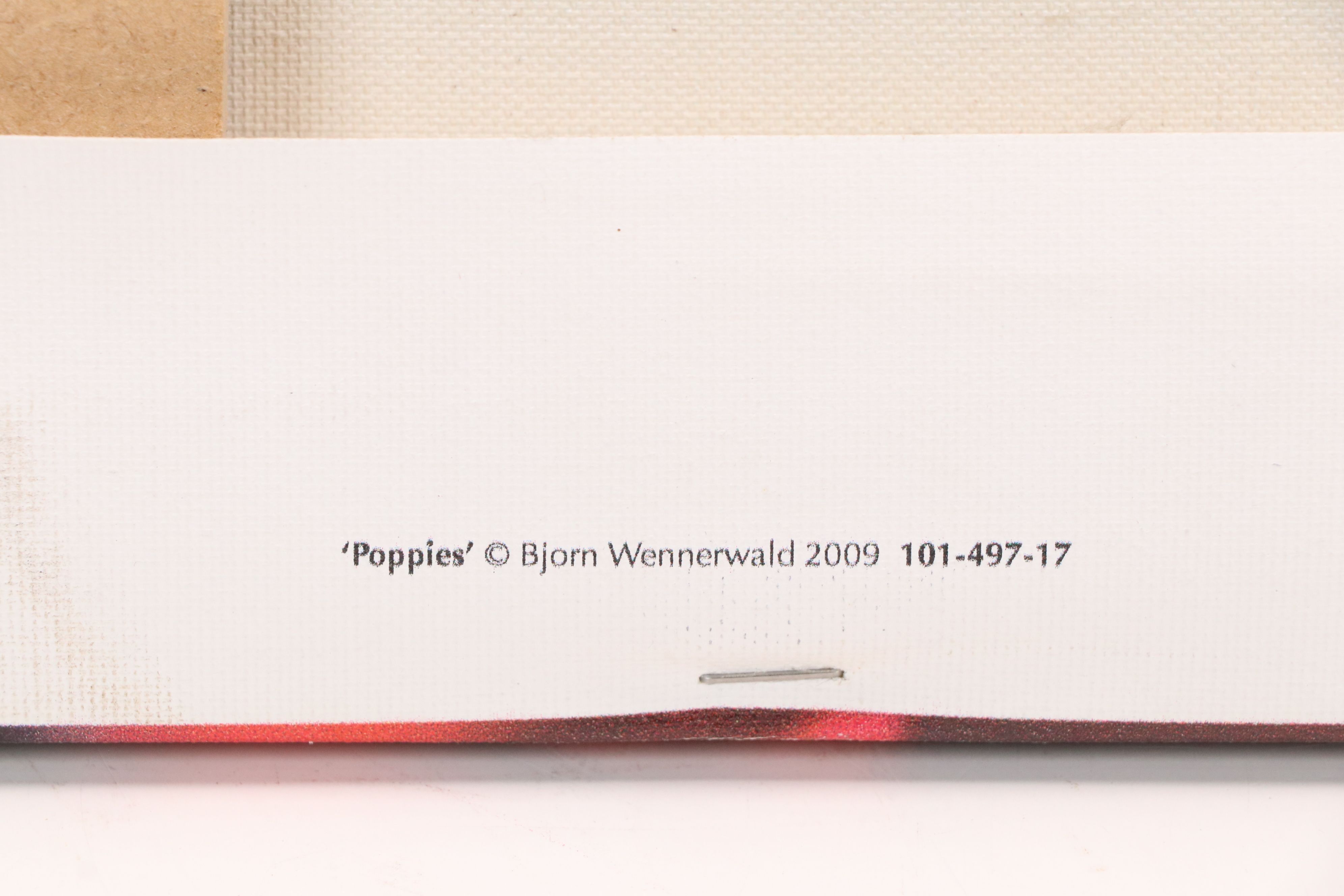 After Bjorn Wennerwald Gicleé on Canvas "Poppies," 21st Century