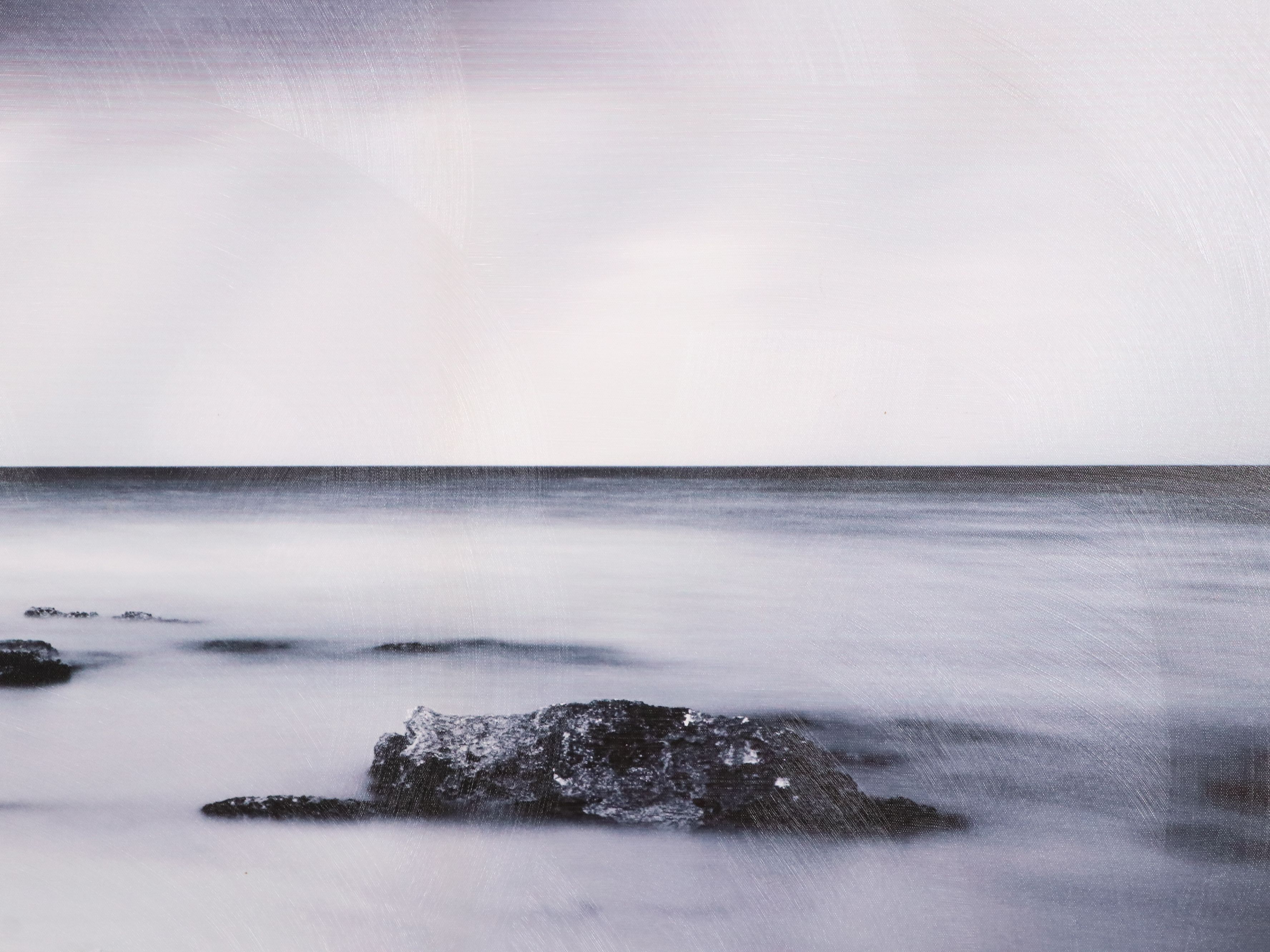 Embellished Gicleé of Beach with Blue Chair, 21st Century