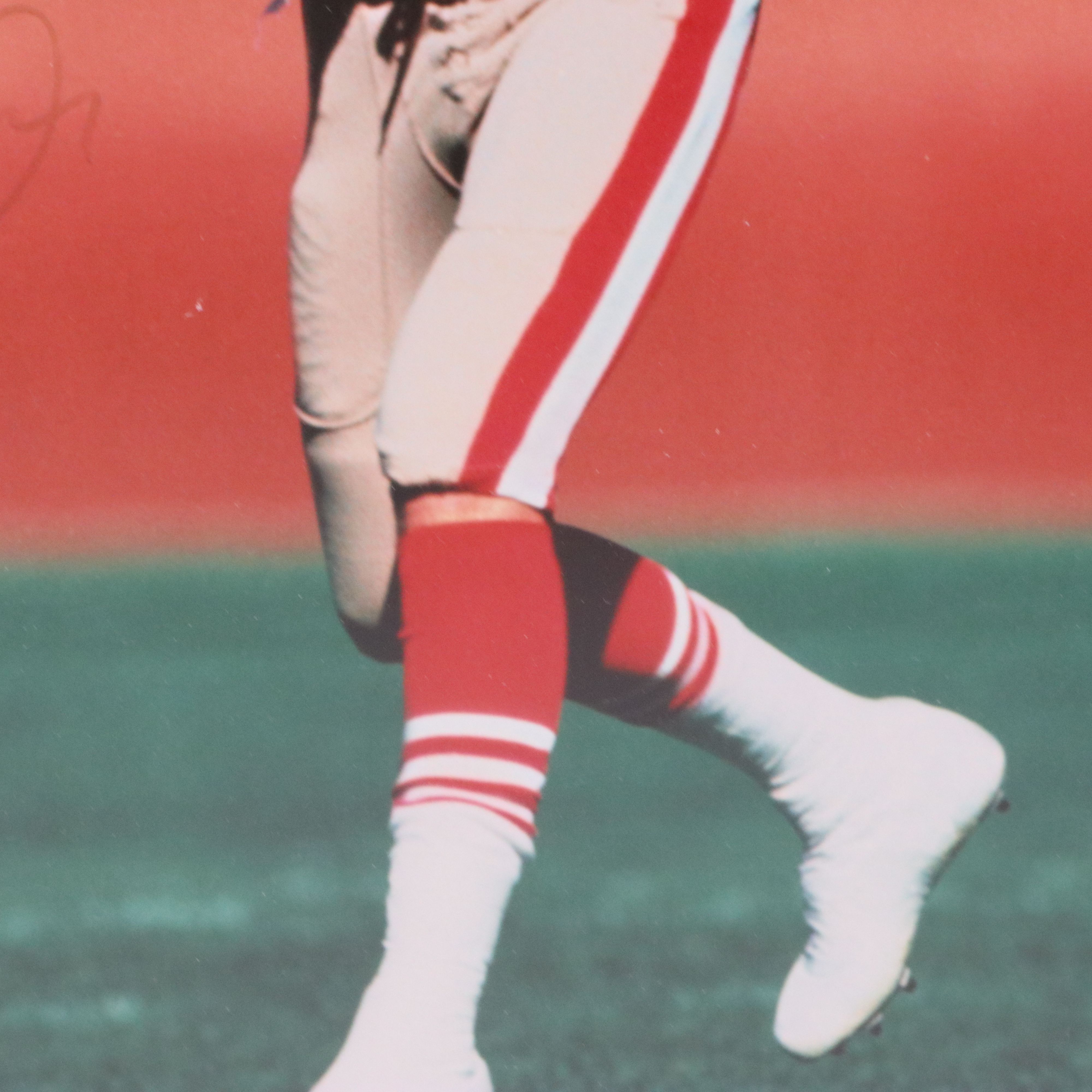 Signed Joe Montana 49ers Triple Exposure Digital Print, Late 20th Century