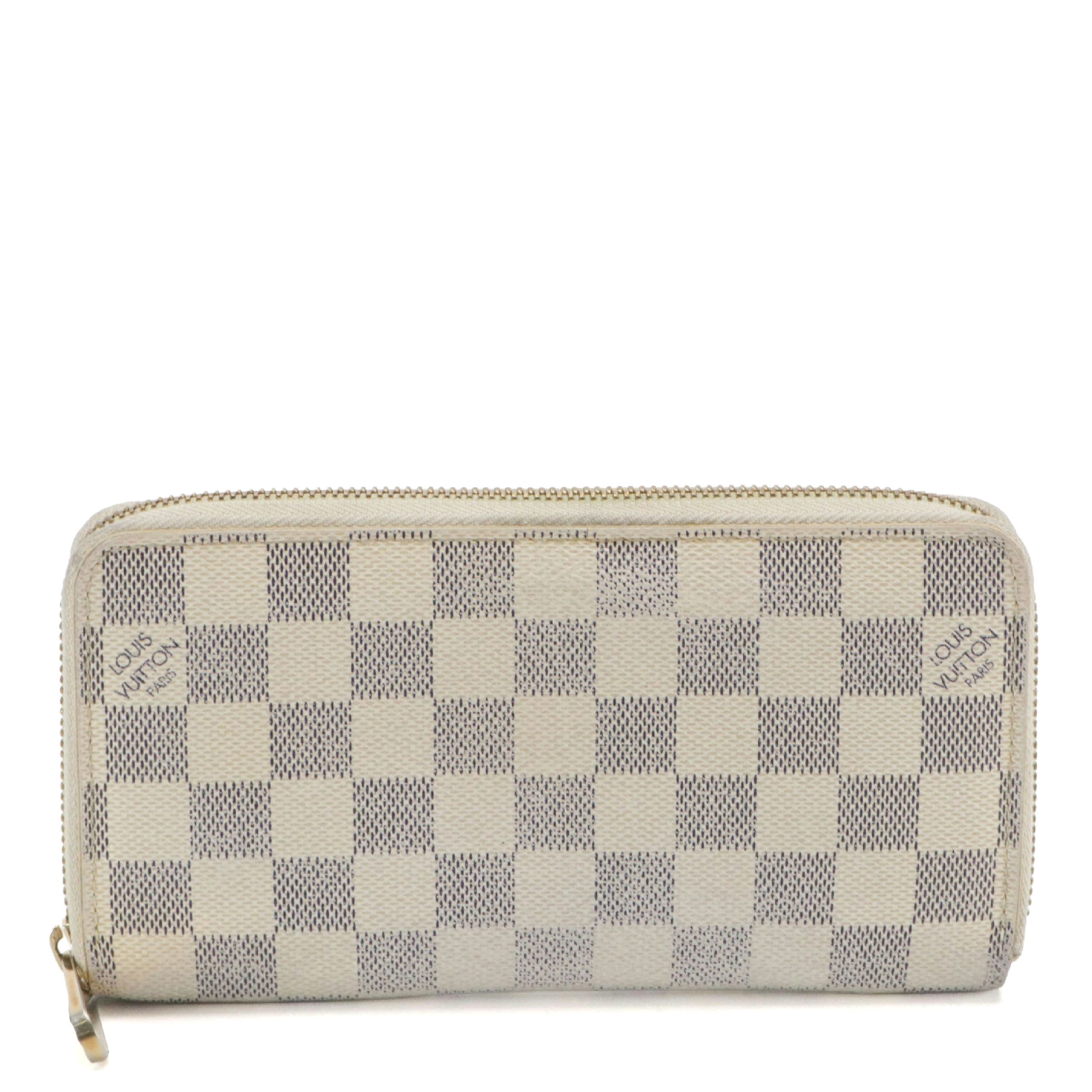 Louis Vuitton Zippy Wallet in Damier Azur Canvas