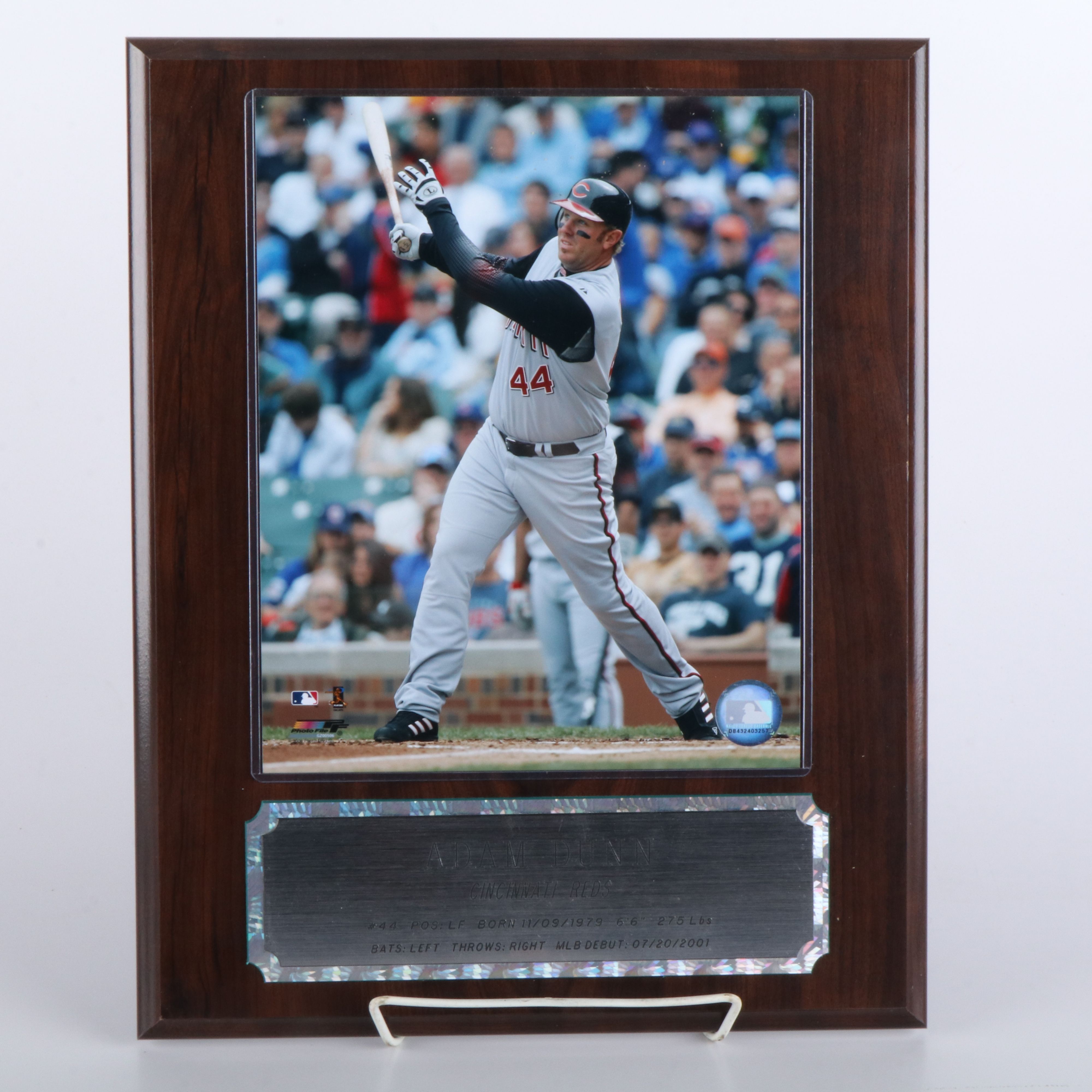 Three MLB HOF Signatures and Cincinnati Reds Framed Items