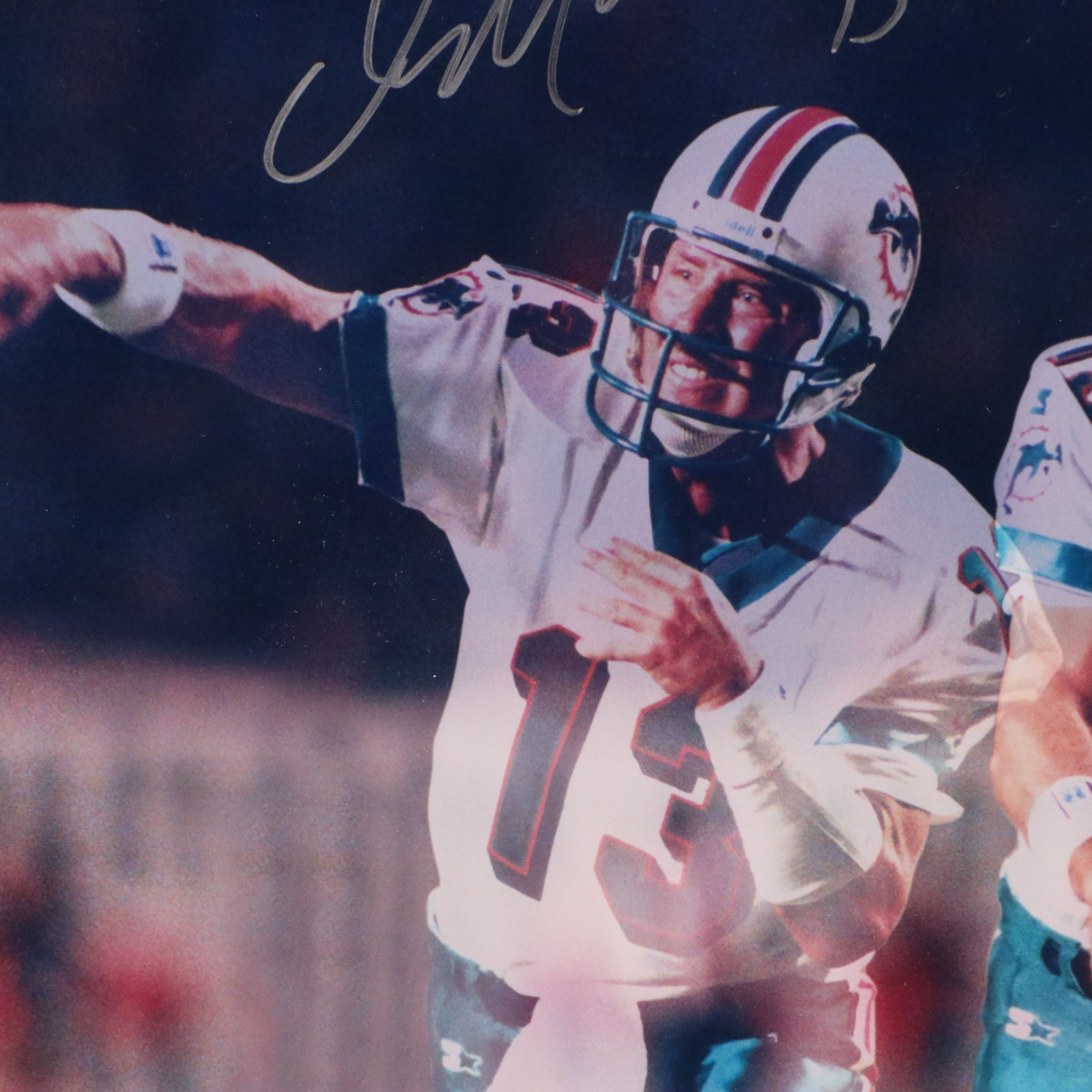 Dan Marino Signed Digital Print "400th Touchdown Pass," 1998