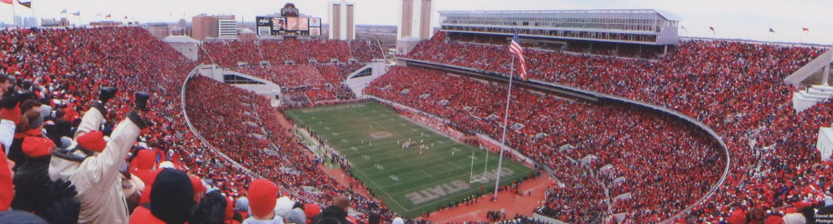 Digital Print of OSU vs. Michigan Game at Ohio Stadium, 2002