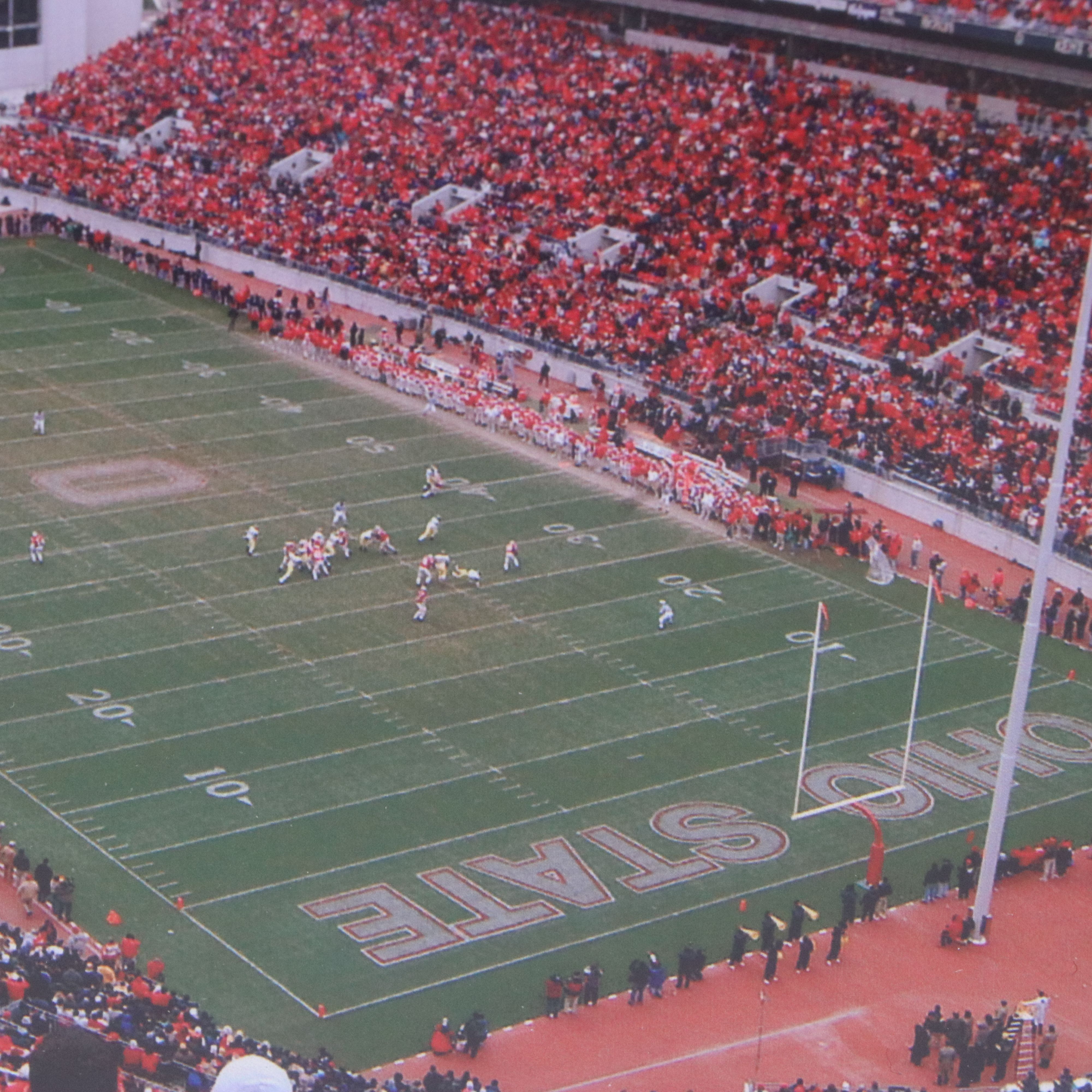 Digital Print of OSU vs. Michigan Game at Ohio Stadium, 2002