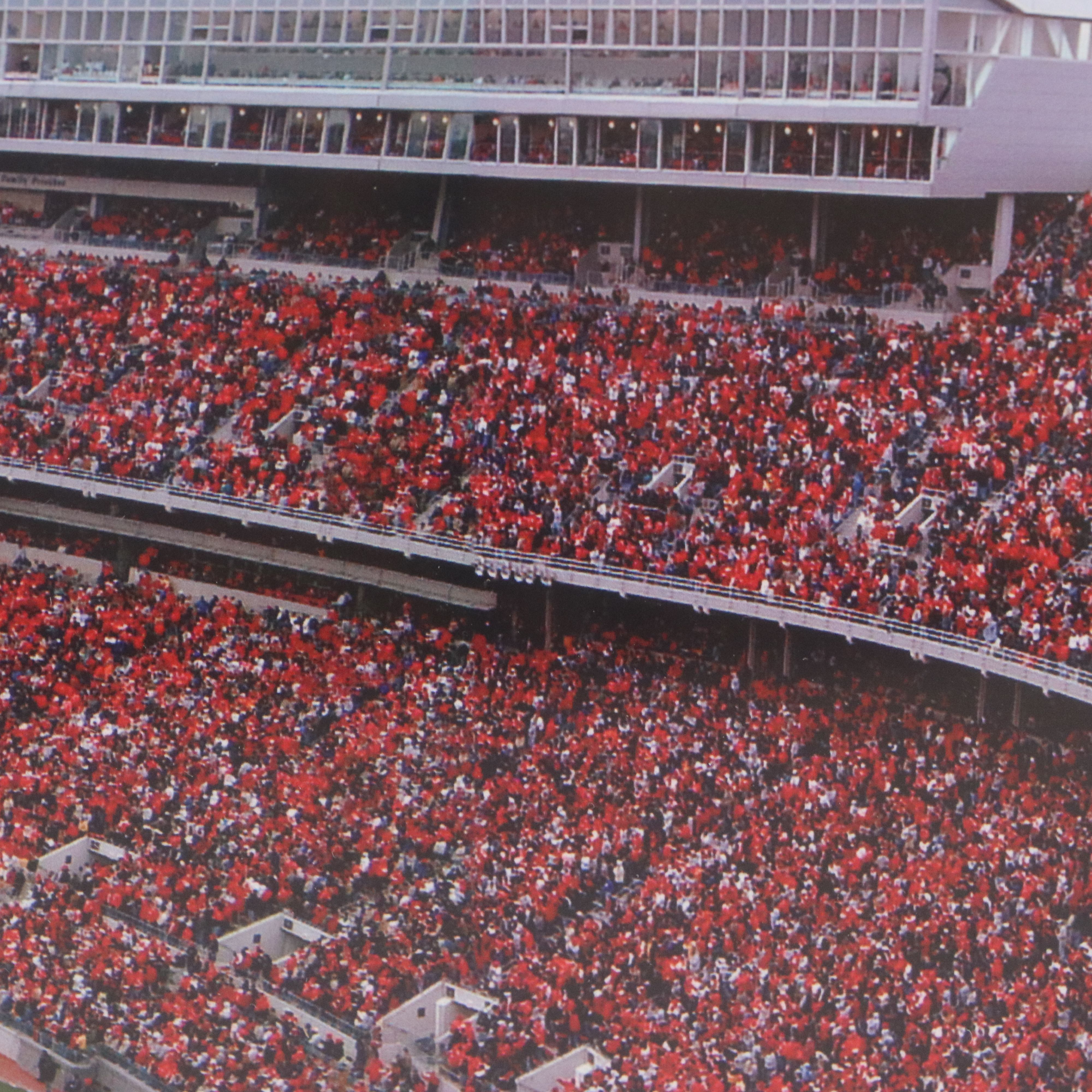 Digital Print of OSU vs. Michigan Game at Ohio Stadium, 2002