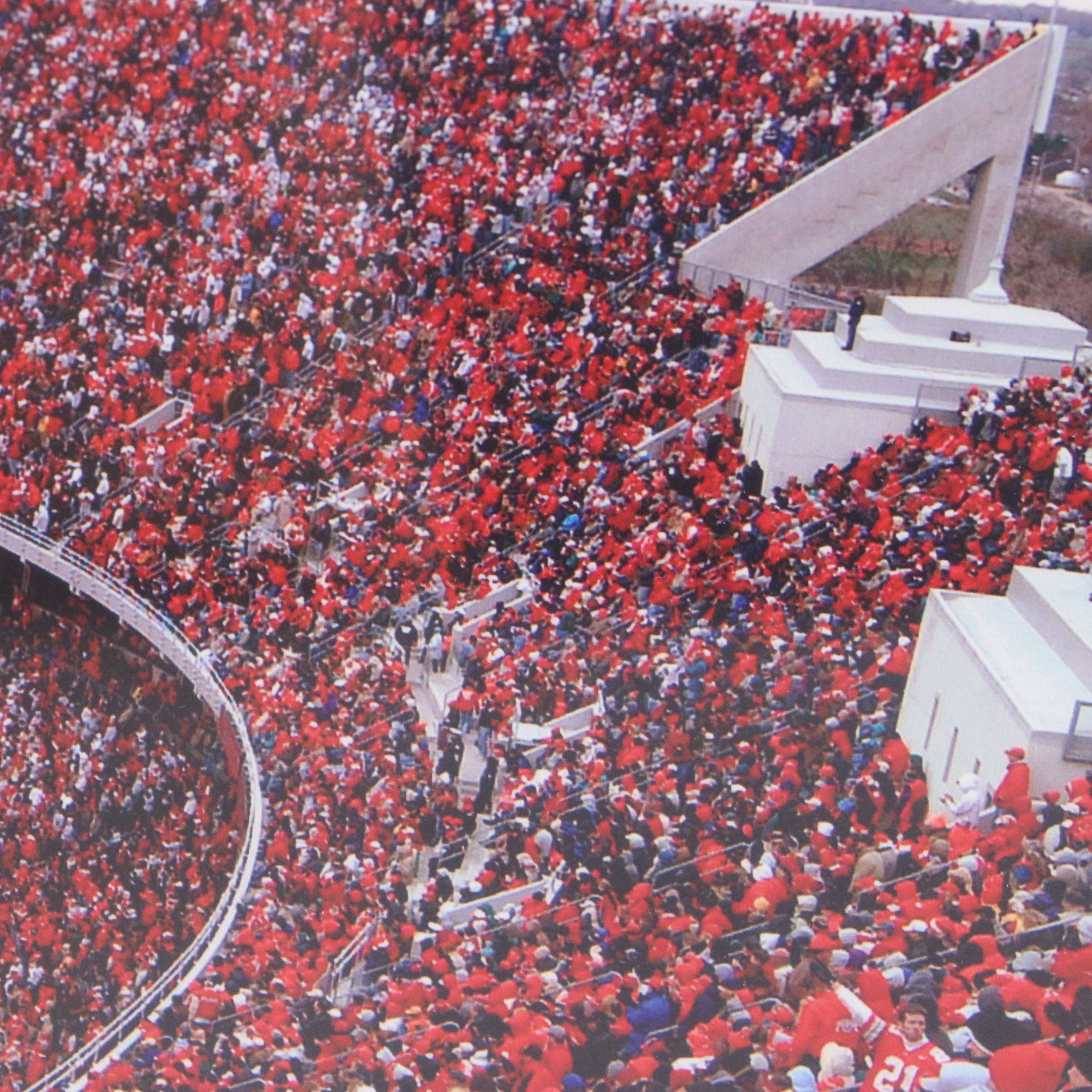 Digital Print of OSU vs. Michigan Game at Ohio Stadium, 2002