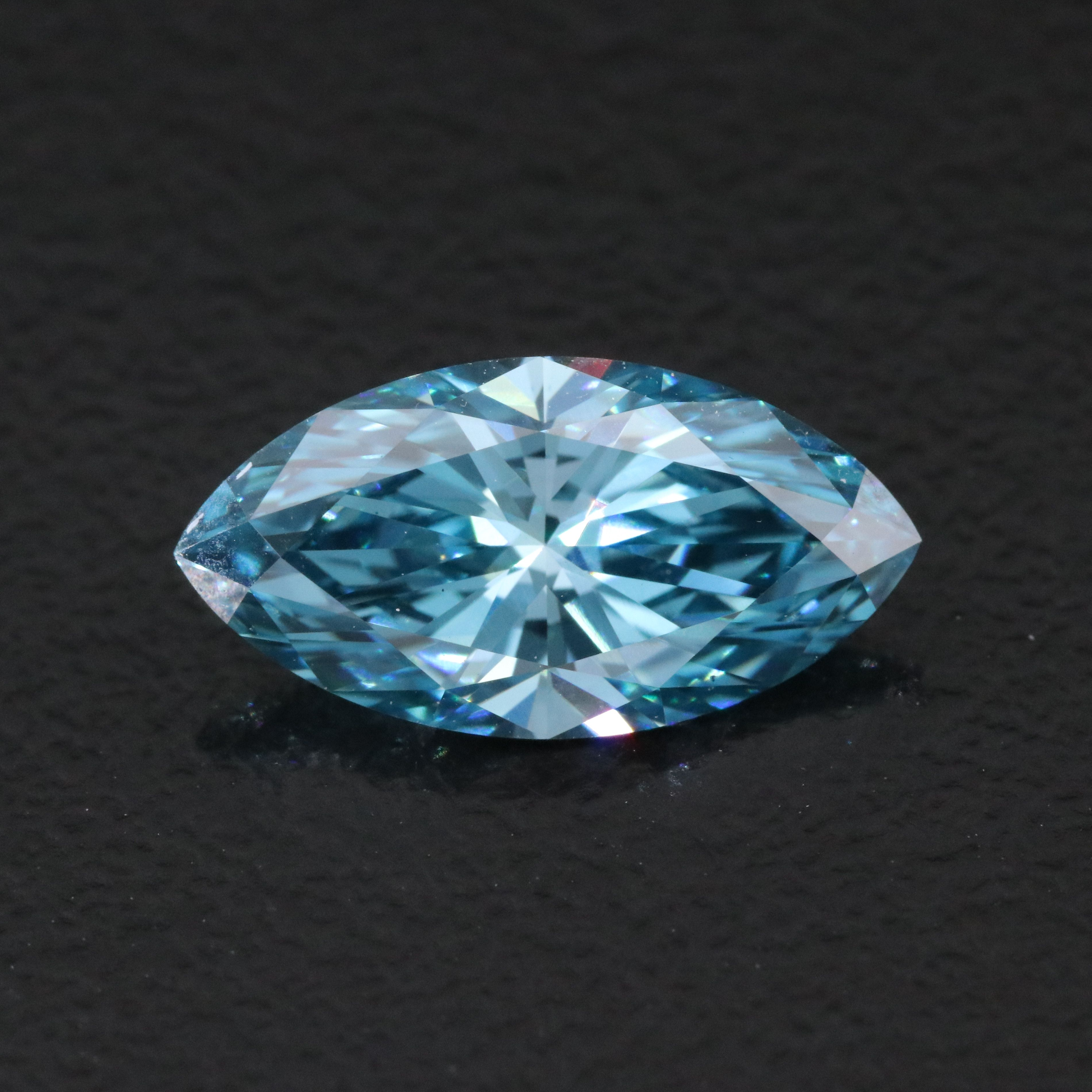 Loose 2.01 CT Lab Grown Fancy Vivid Blue Diamond with IGI Report