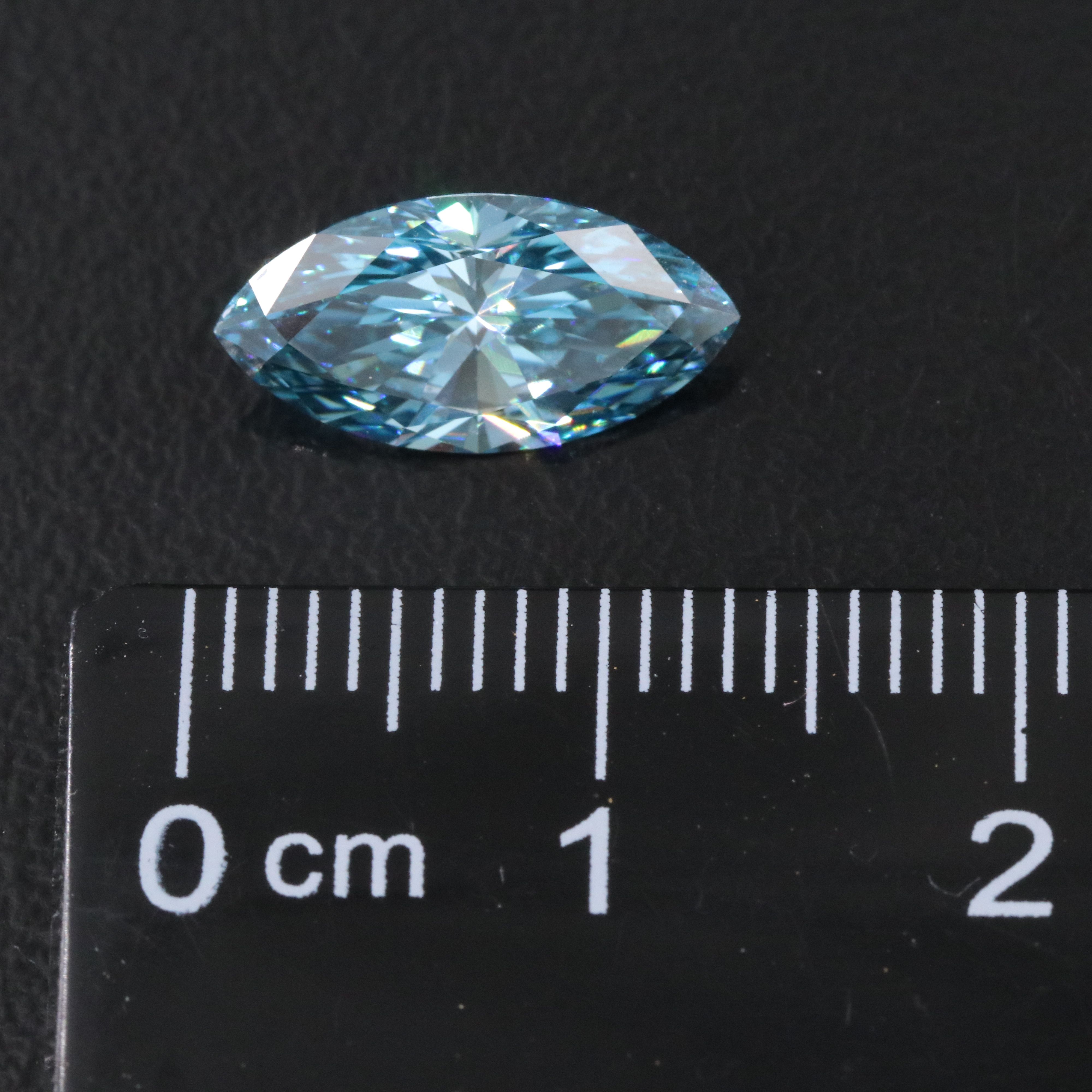 Loose 2.01 CT Lab Grown Fancy Vivid Blue Diamond with IGI Report