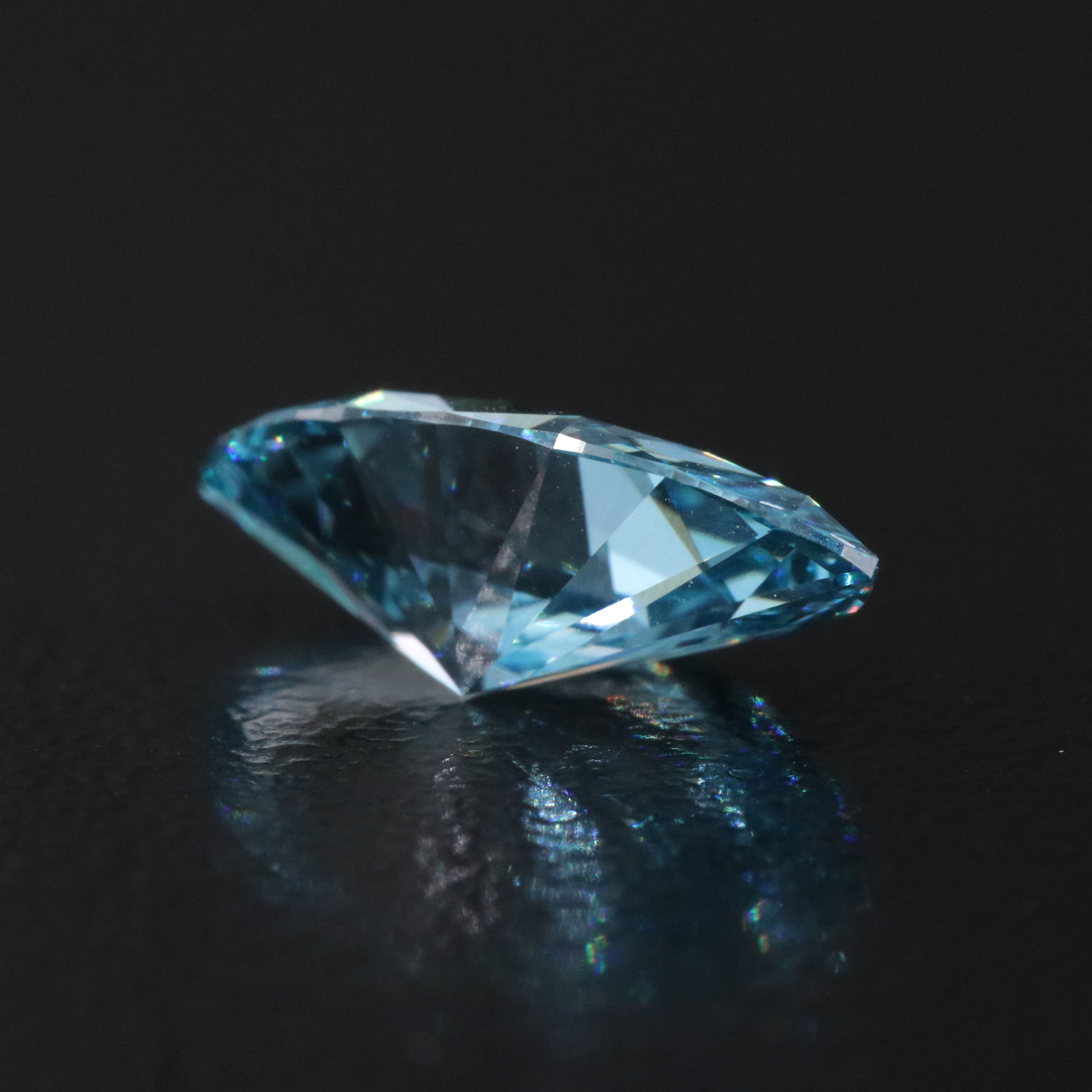 Loose 2.01 CT Lab Grown Fancy Vivid Blue Diamond with IGI Report