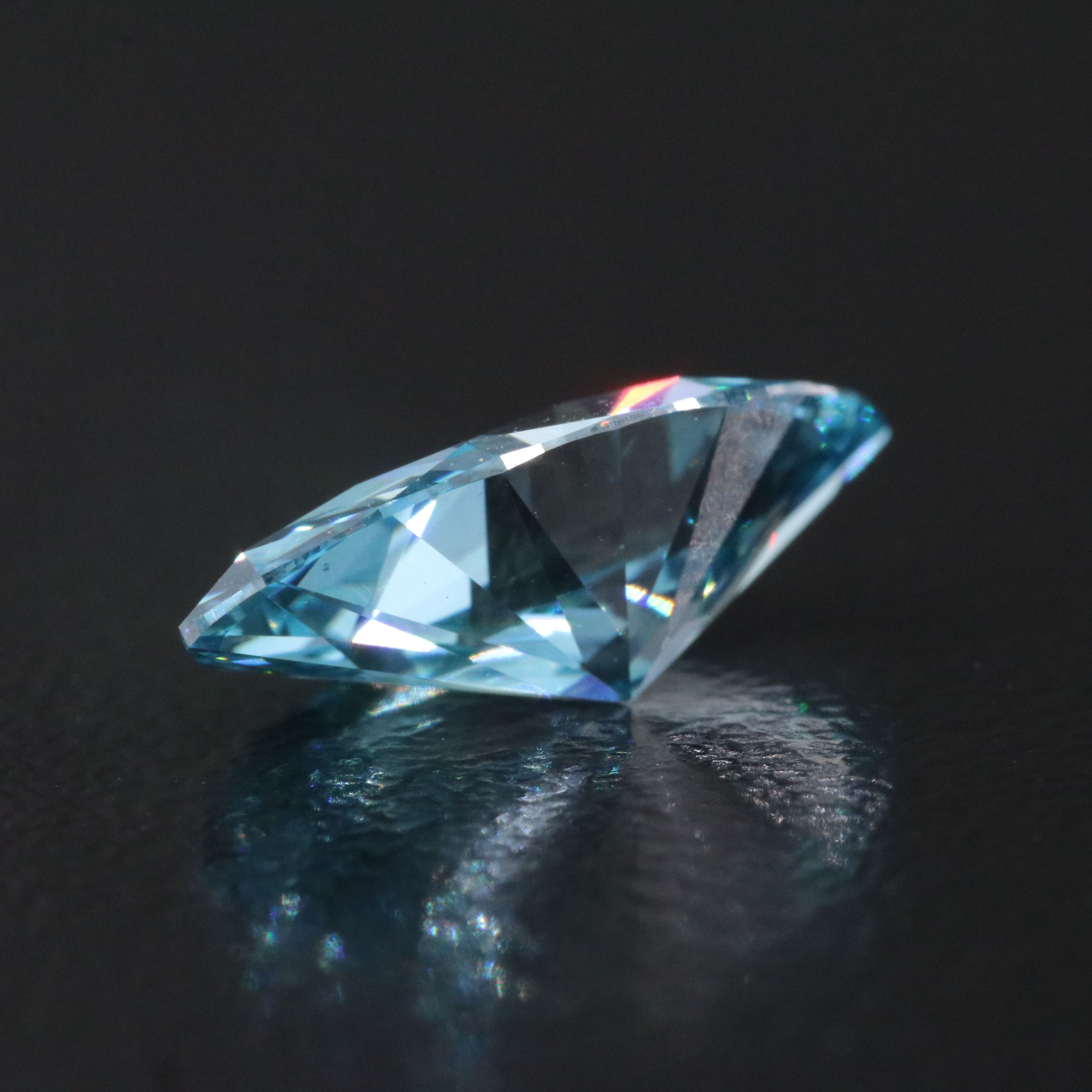 Loose 2.01 CT Lab Grown Fancy Vivid Blue Diamond with IGI Report