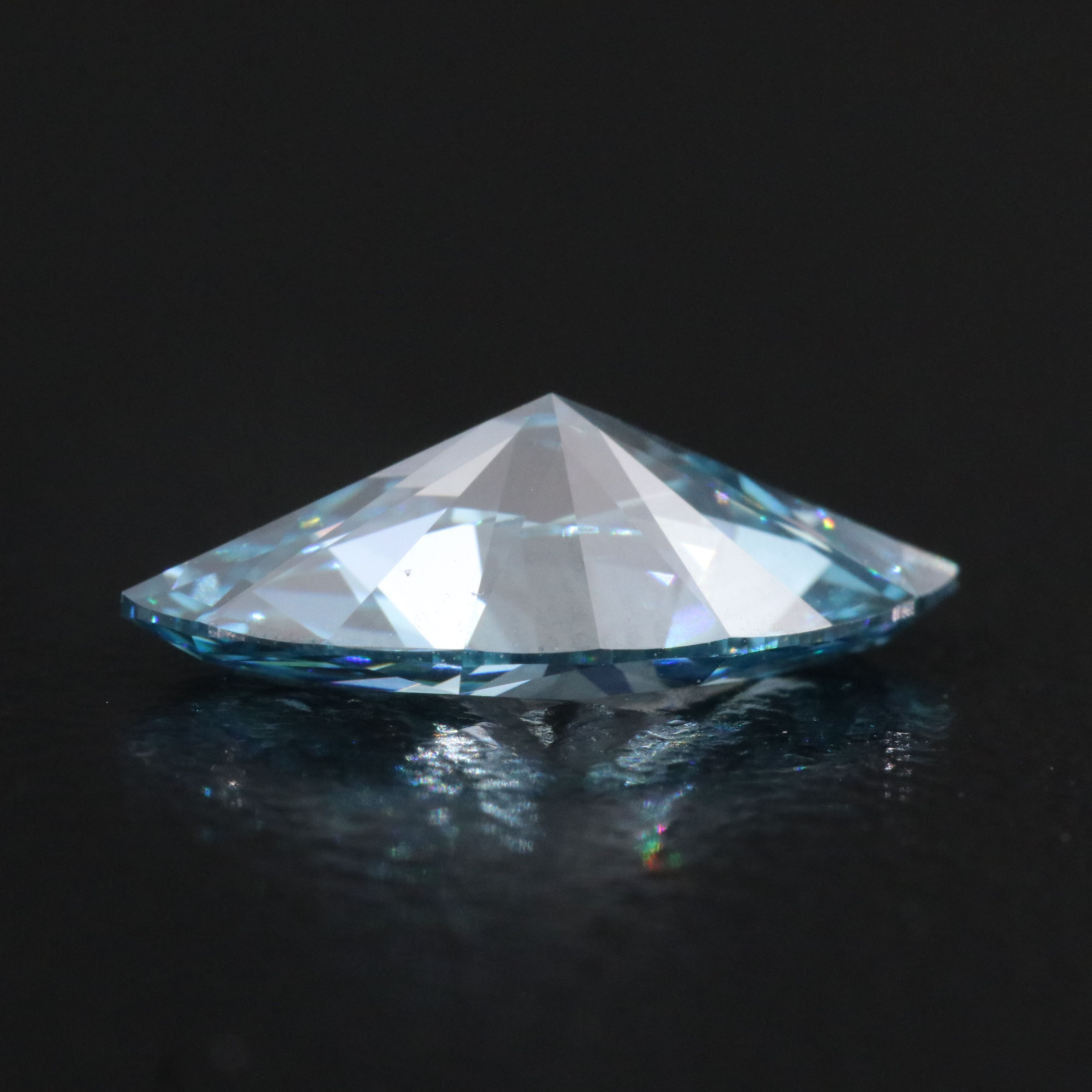 Loose 2.01 CT Lab Grown Fancy Vivid Blue Diamond with IGI Report