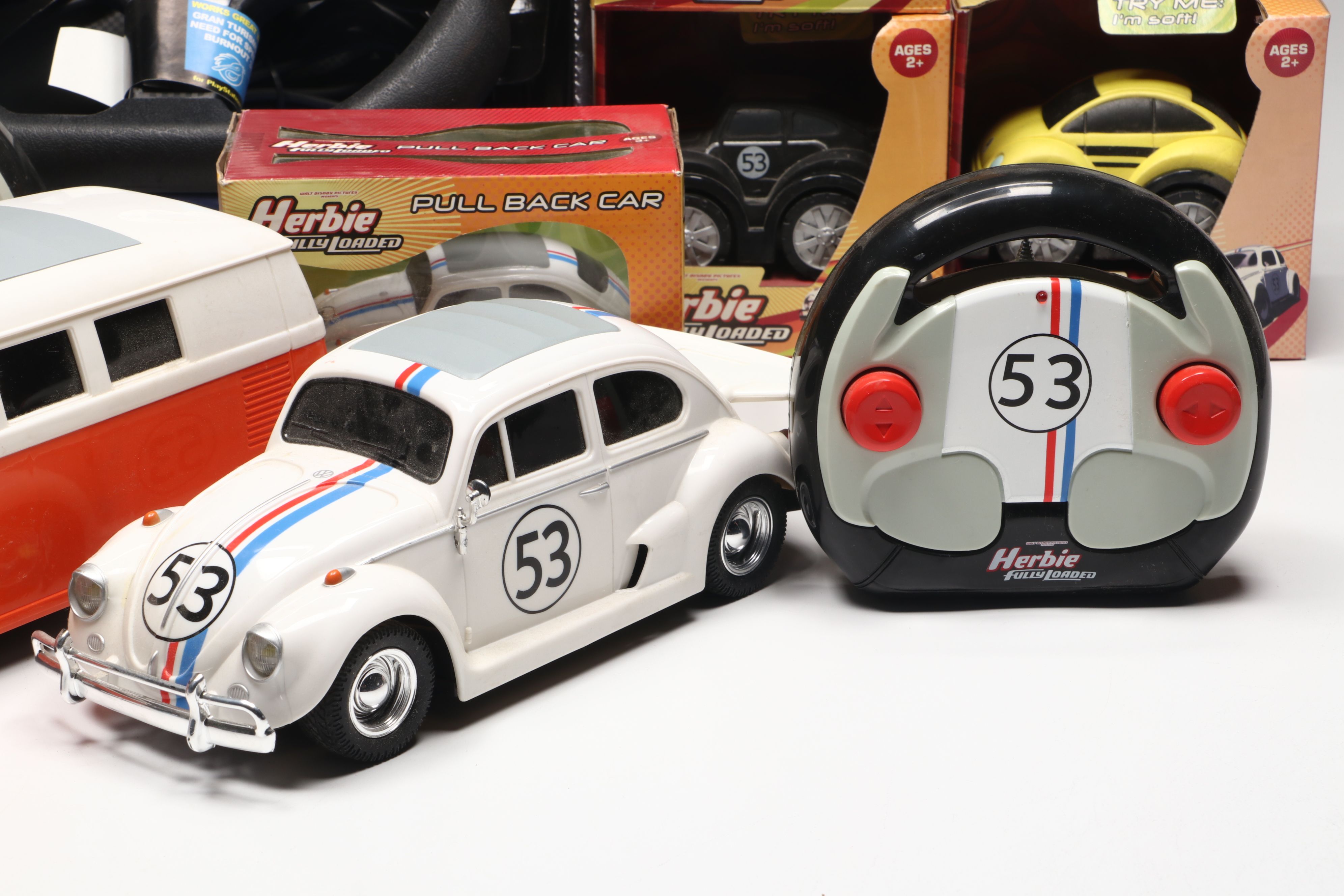 Herbie: Fully Loaded Pull-Back and Remote Controlled Cars with Other Toys