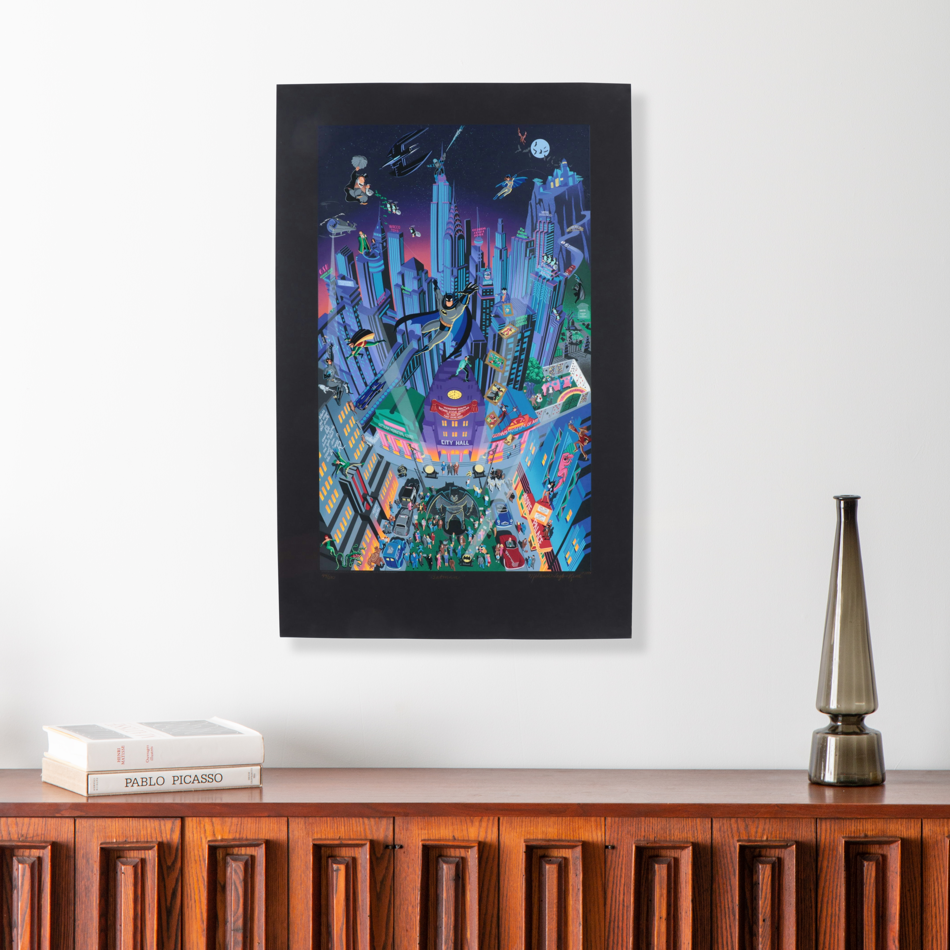 Melanie Taylor Kent Serigraph "Batman," 1994