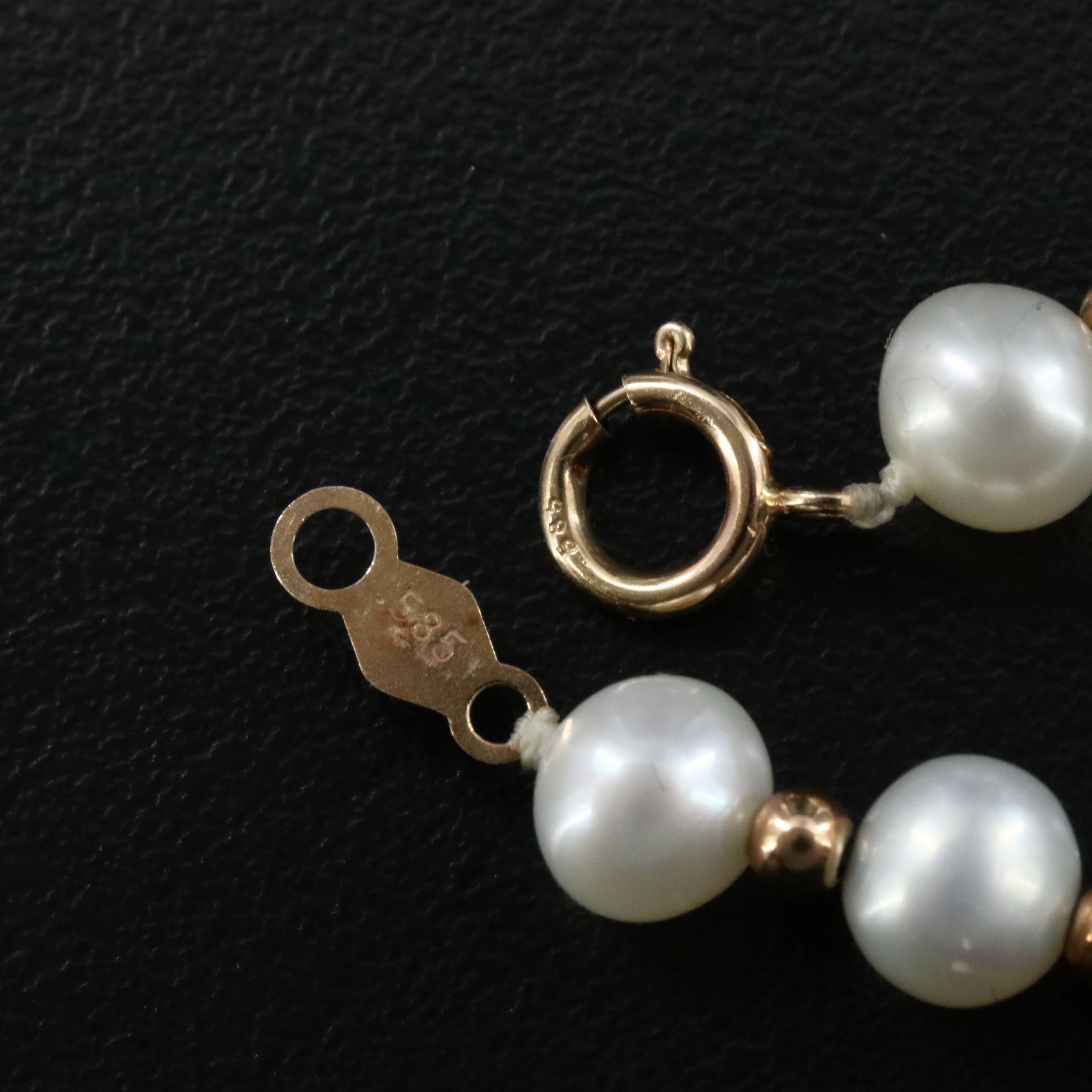14K Pearl Bracelet