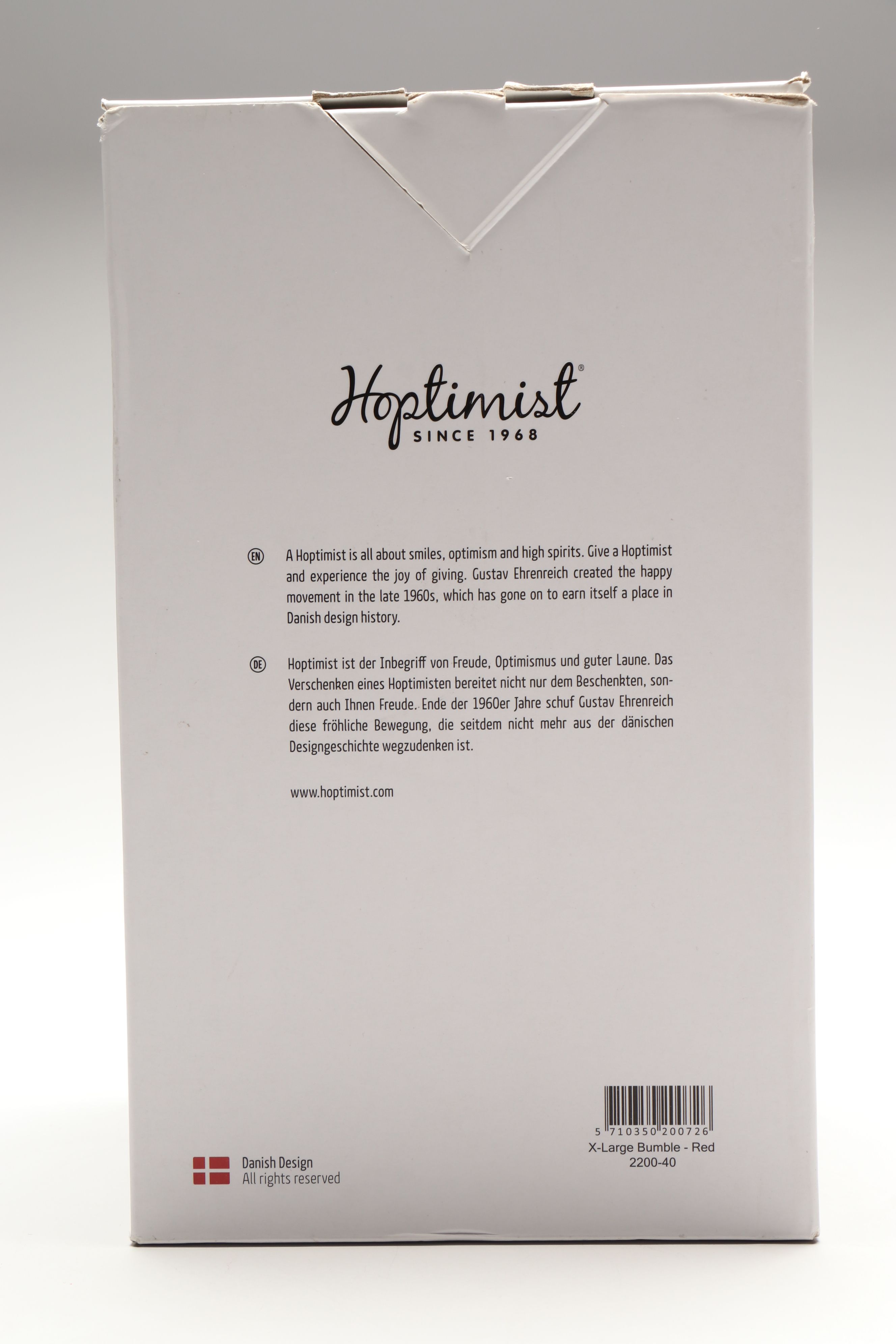 Hoptimist Denmark X-Large Red Bumble