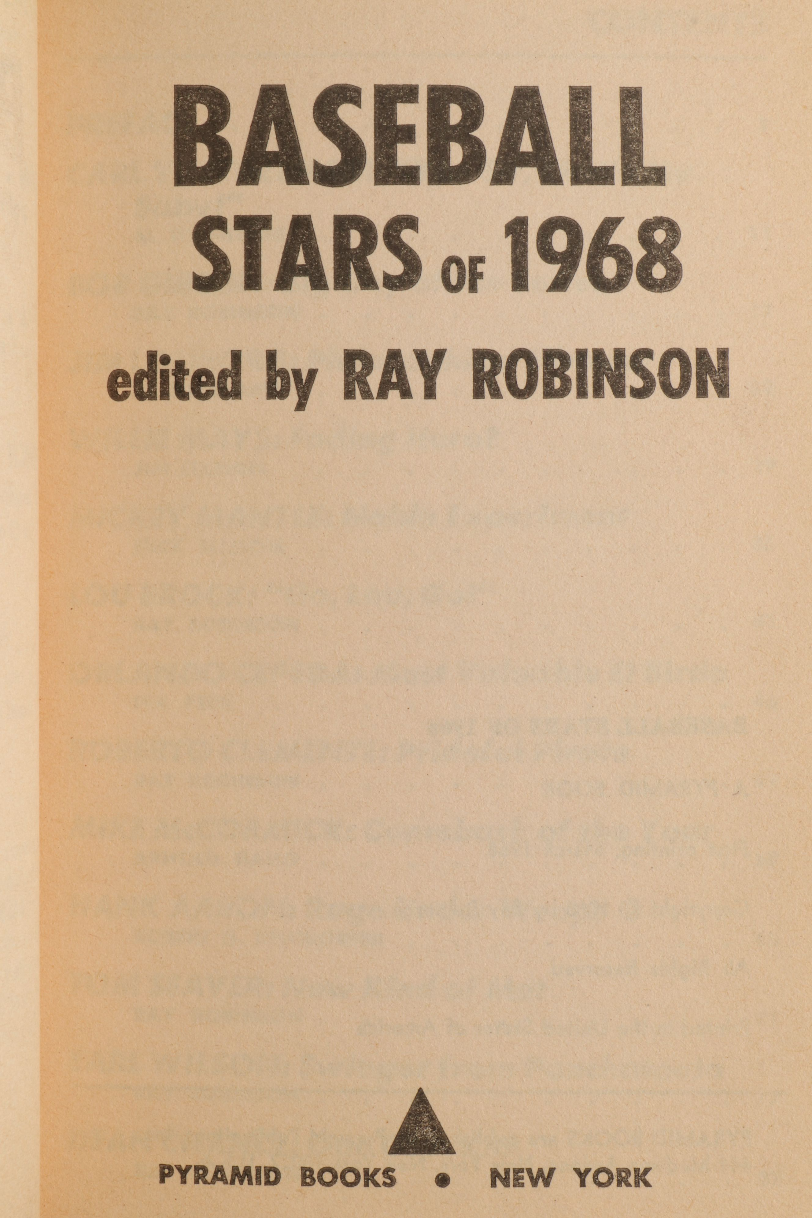 "Fencing," "Baseball Stars of 1968," and More Sports Nonfiction