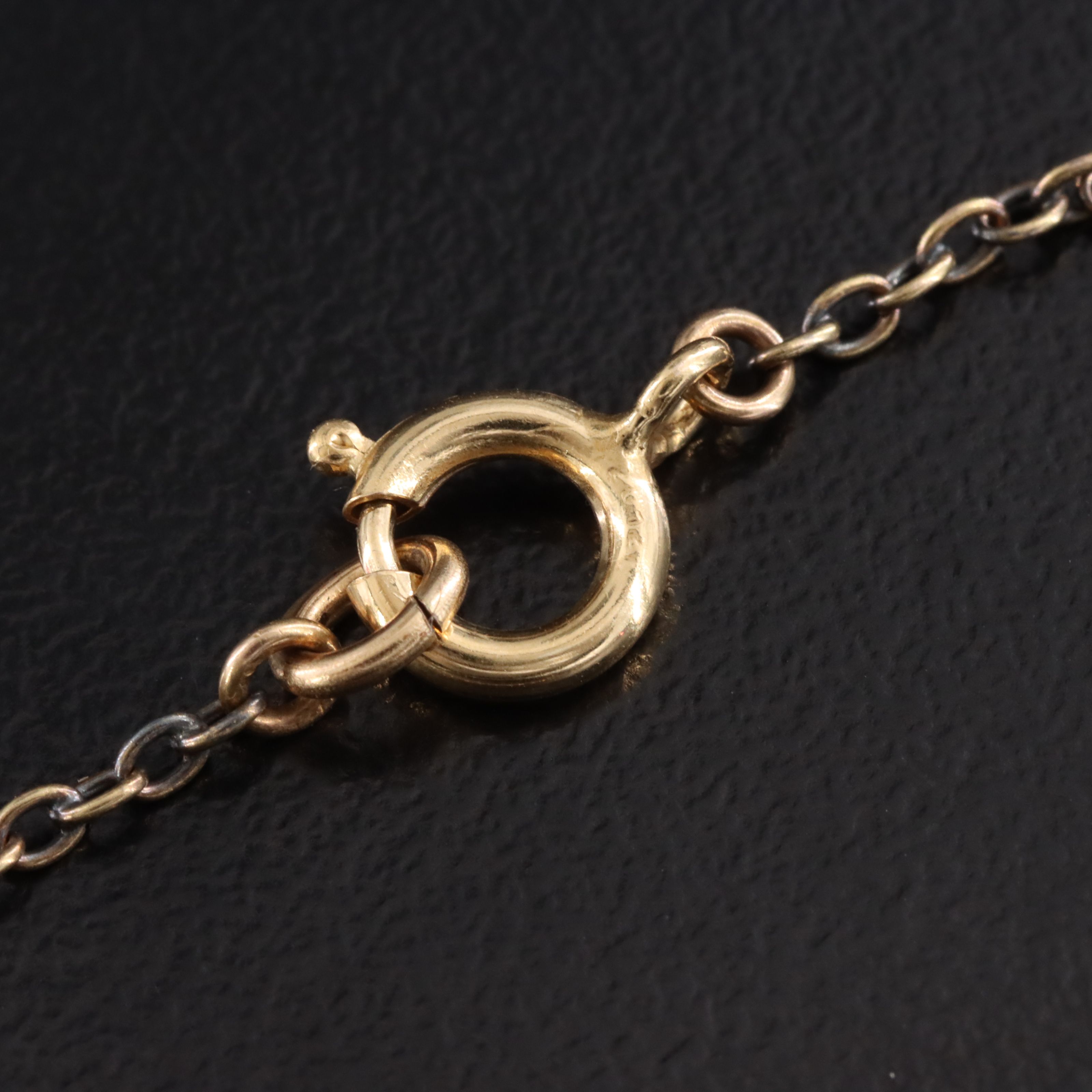 Antique 10K and 14K Amethyst Cross Necklace