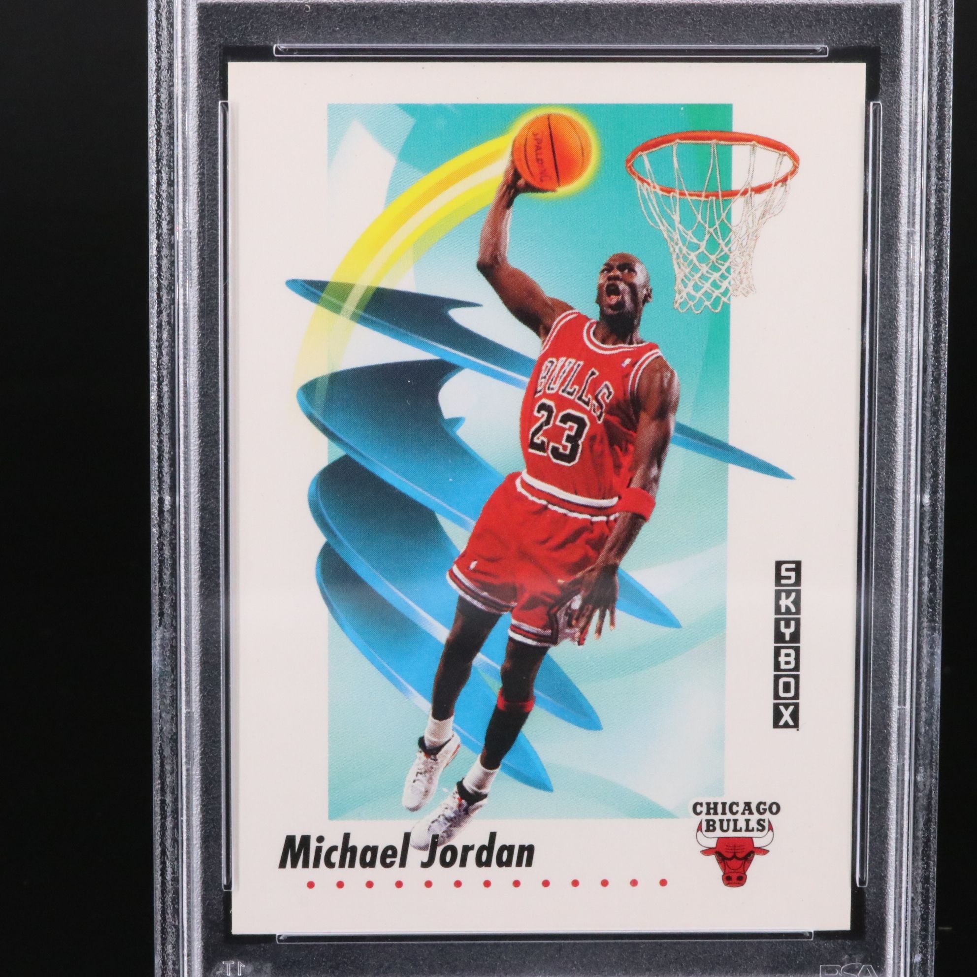 1991 Skybox Michael Jordan Chicago Bulls Basketball Card Graded PSA 9