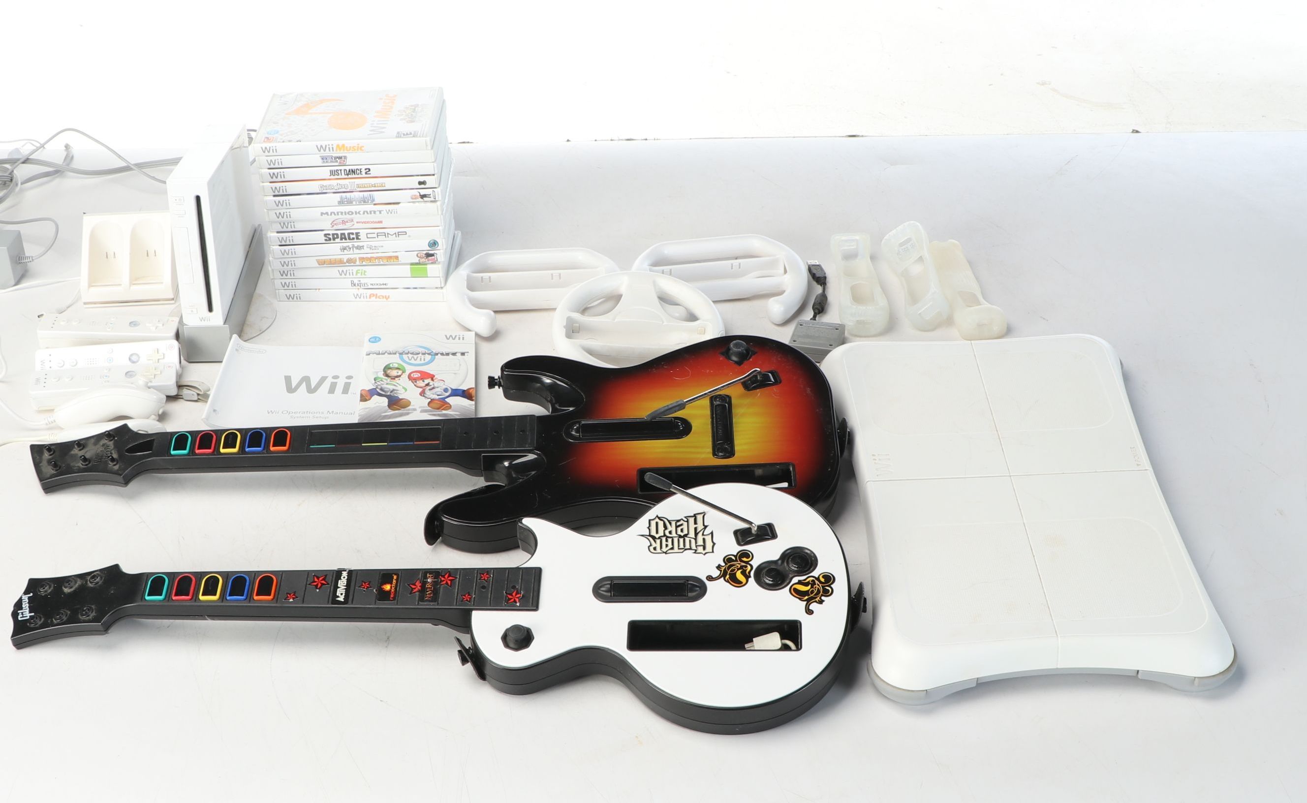 Nintendo Wii with Video Games and Accessories
