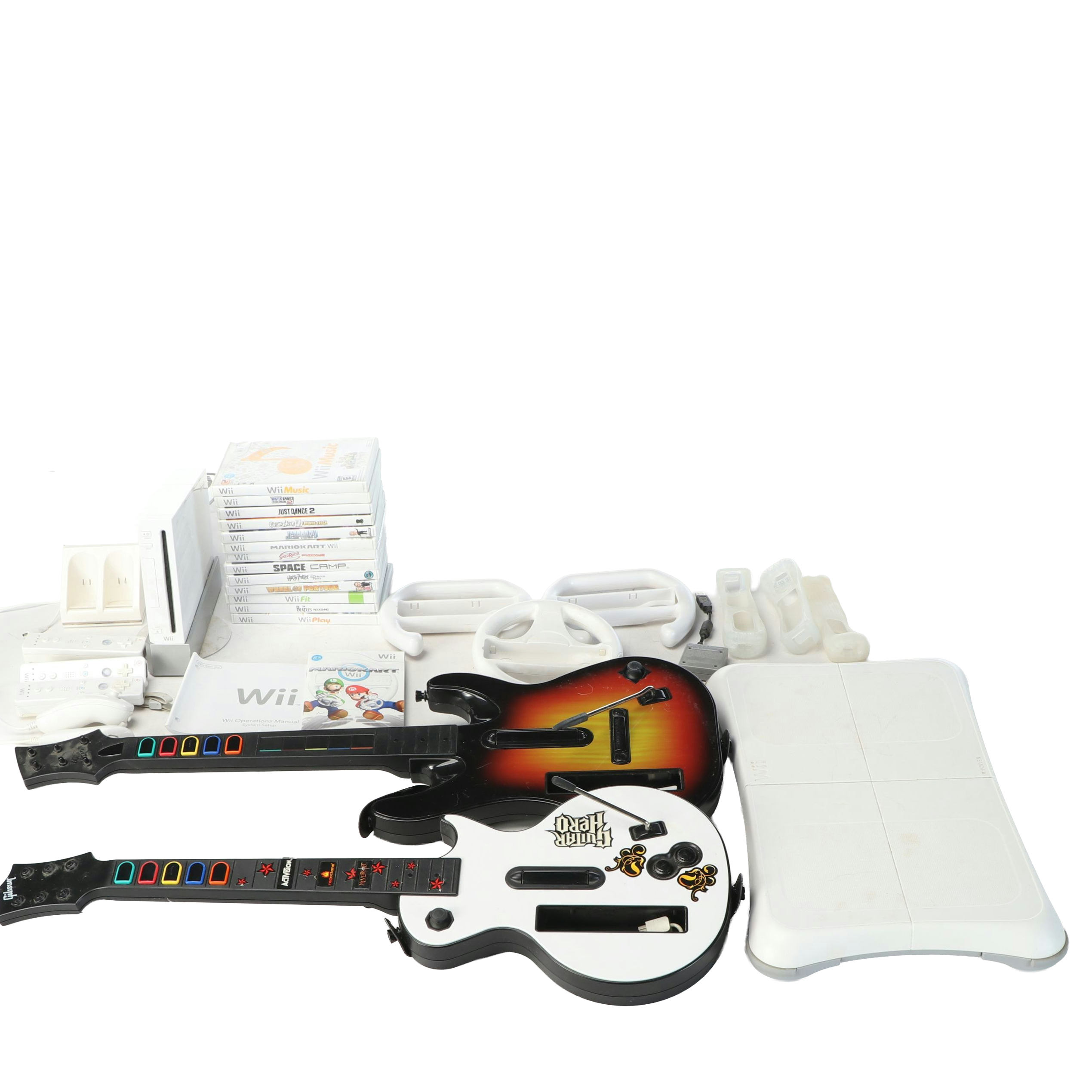 Nintendo Wii with Video Games and Accessories