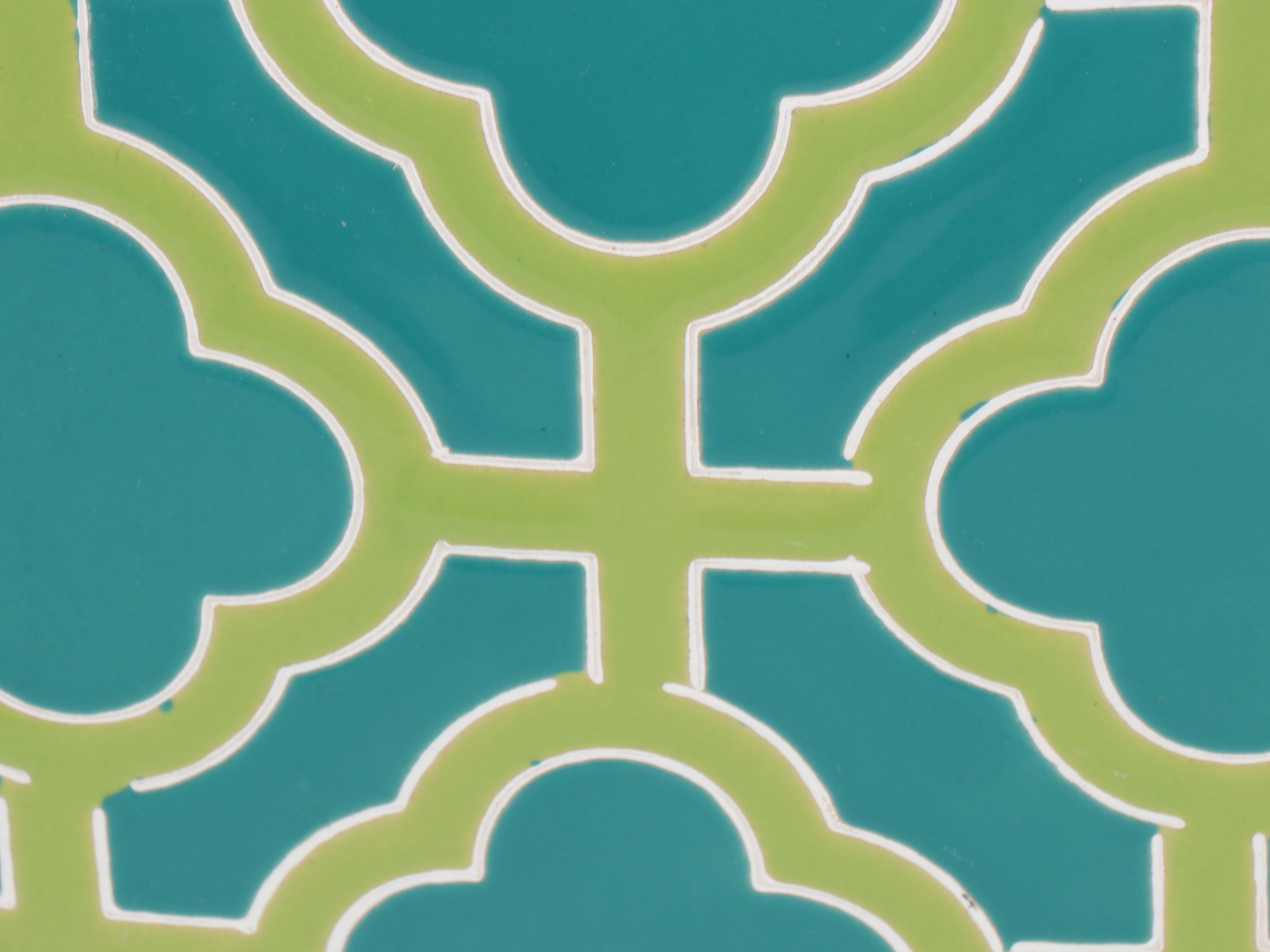 Aqua Ceramic and Glass Vases with Artificial Orchids and Other Décor