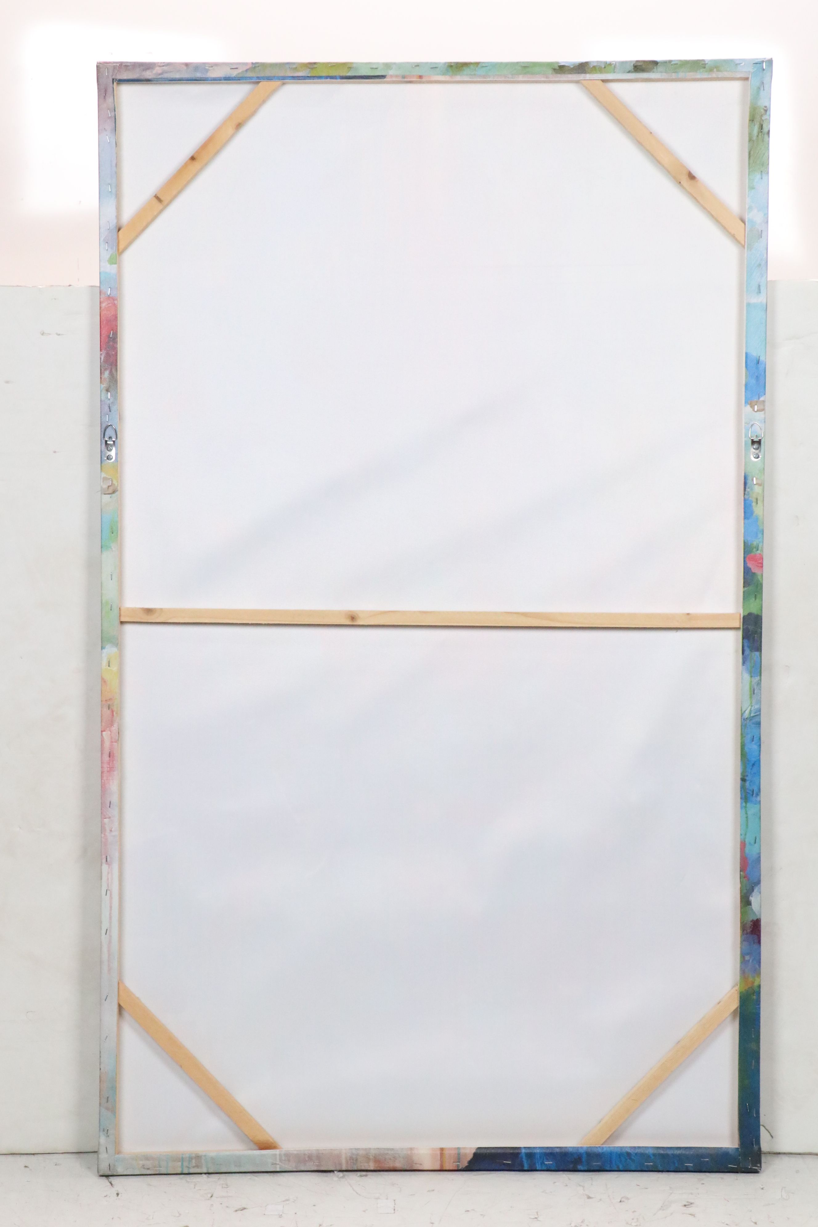 Abstract Embellished Gicleé on Canvas, 21st Century