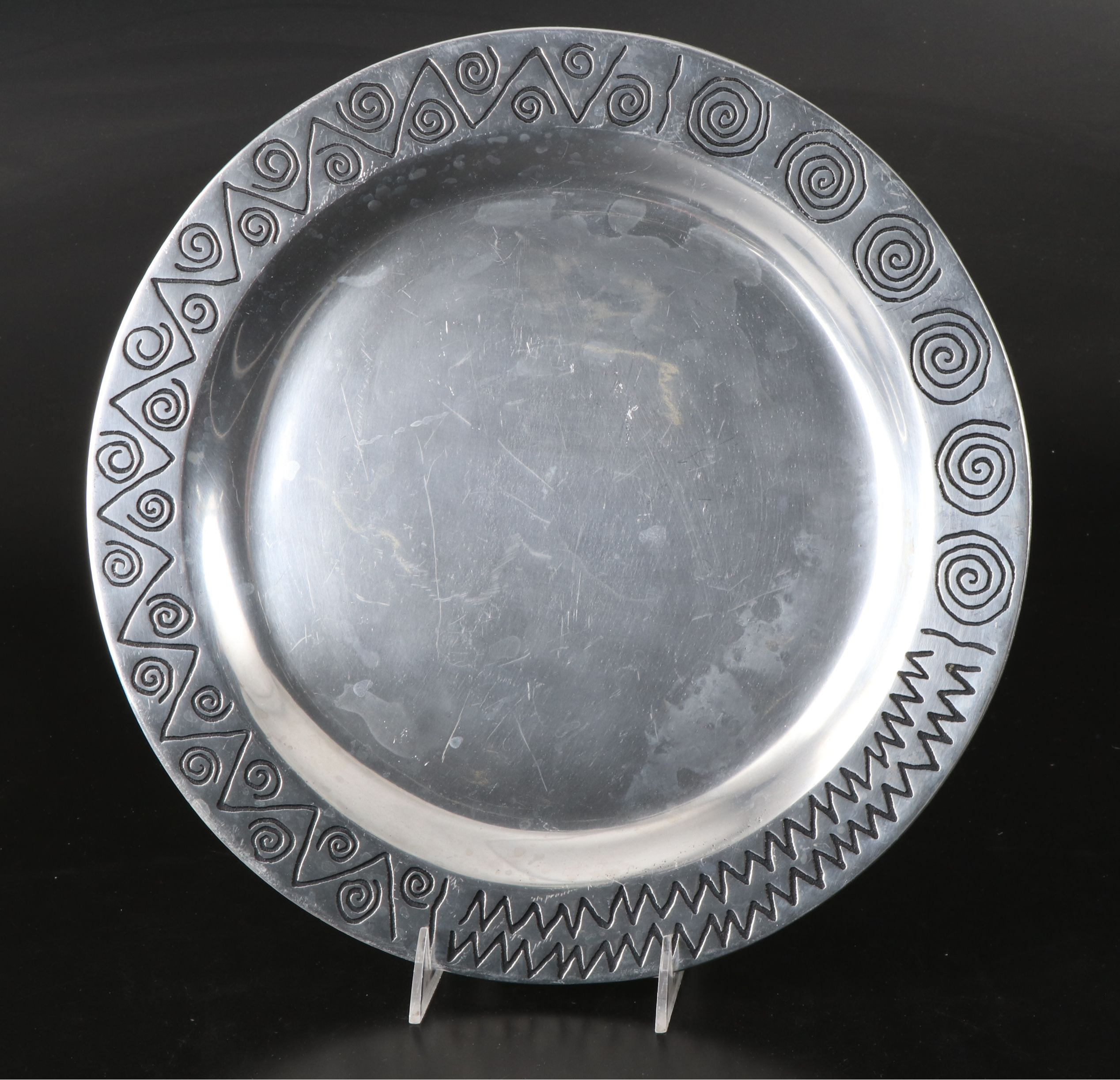 Wilton Armetale "Reggae" and Other Pewter Serveware and Bakeware