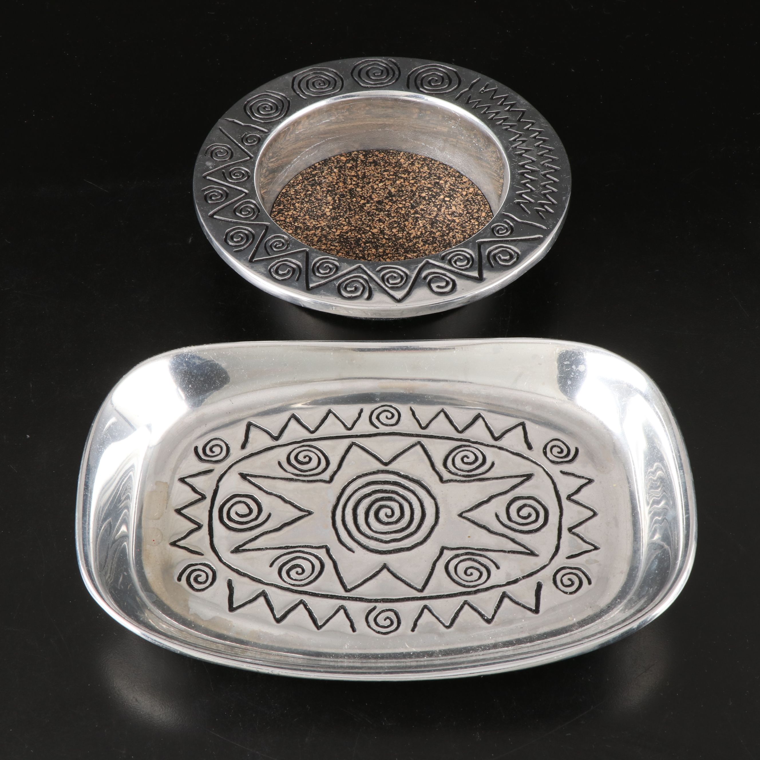 Wilton Armetale "Reggae" and Other Pewter Serveware and Bakeware