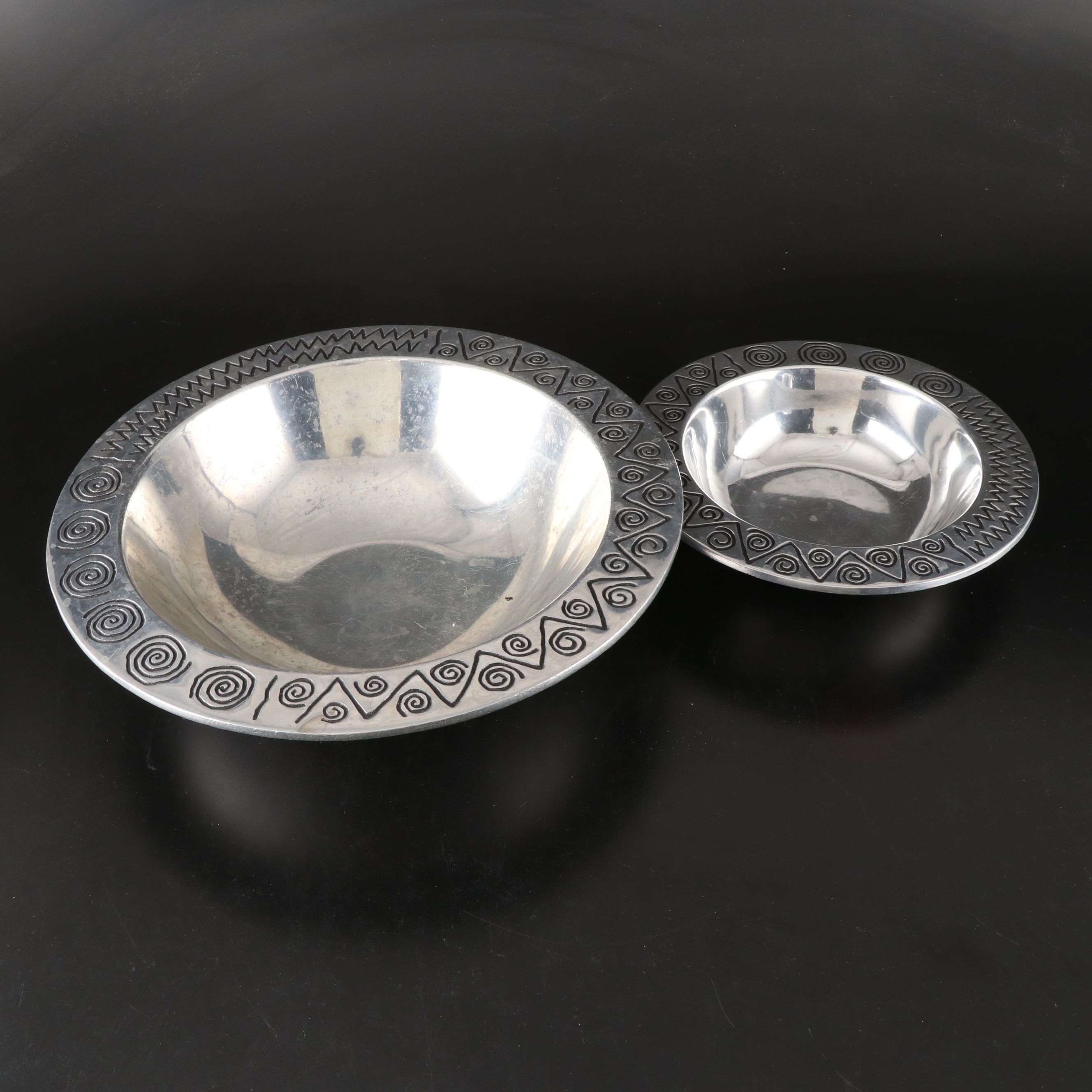 Wilton Armetale "Reggae" and Other Pewter Serveware and Bakeware