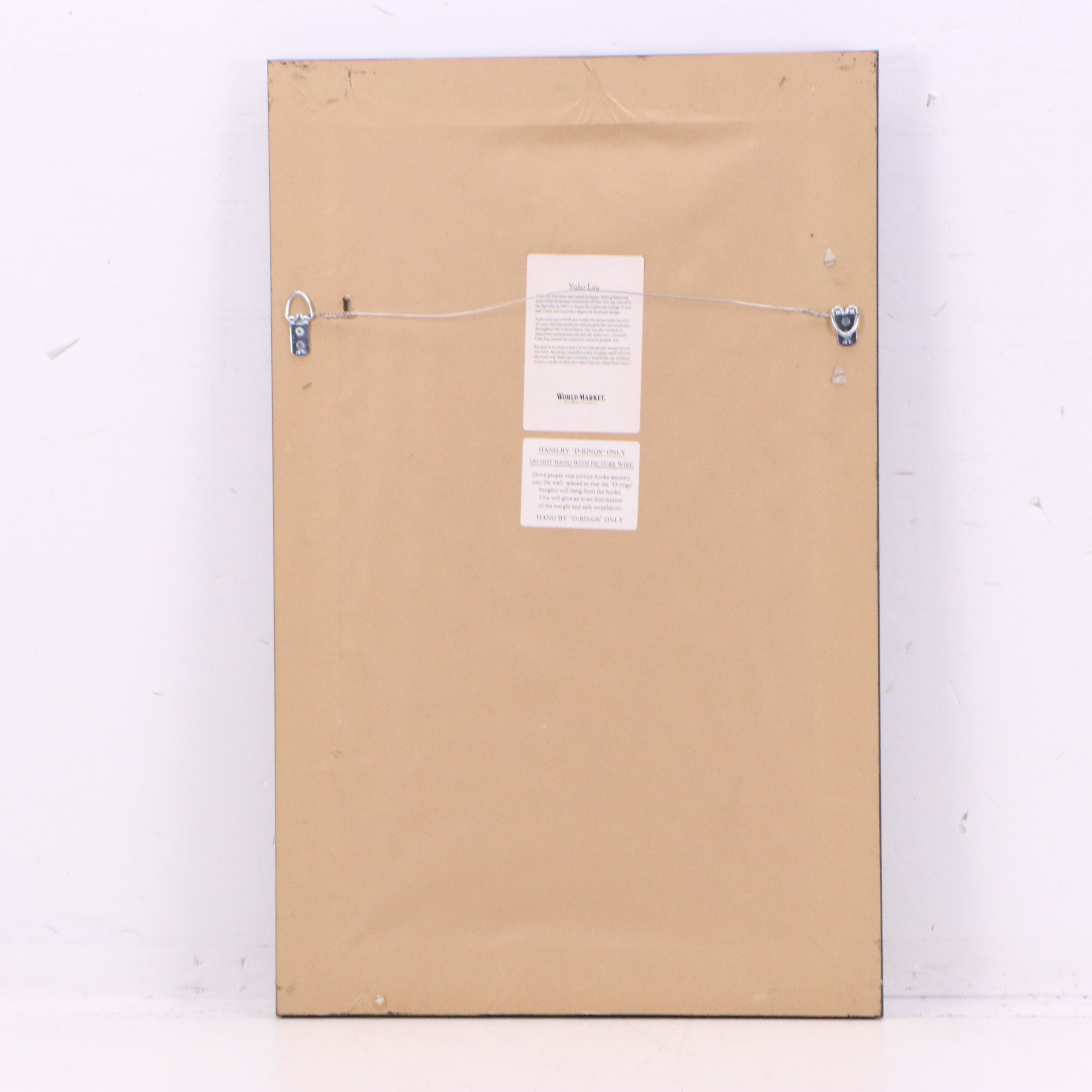 Yuko Lau Offset Lithograph of Brown Floral Vase, 21st Century