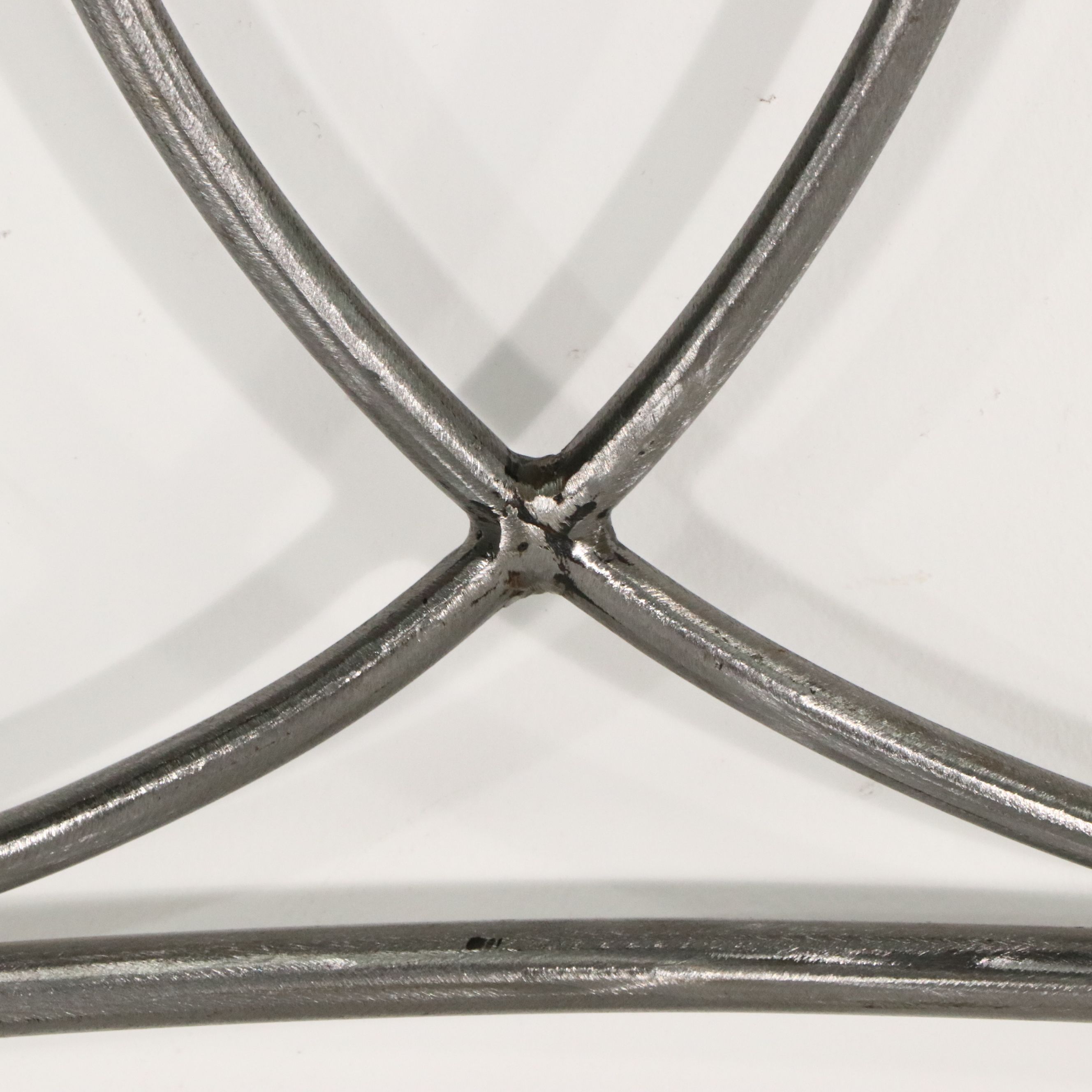 Contemporary Wrought Iron Scrollwork Full Size Headboard