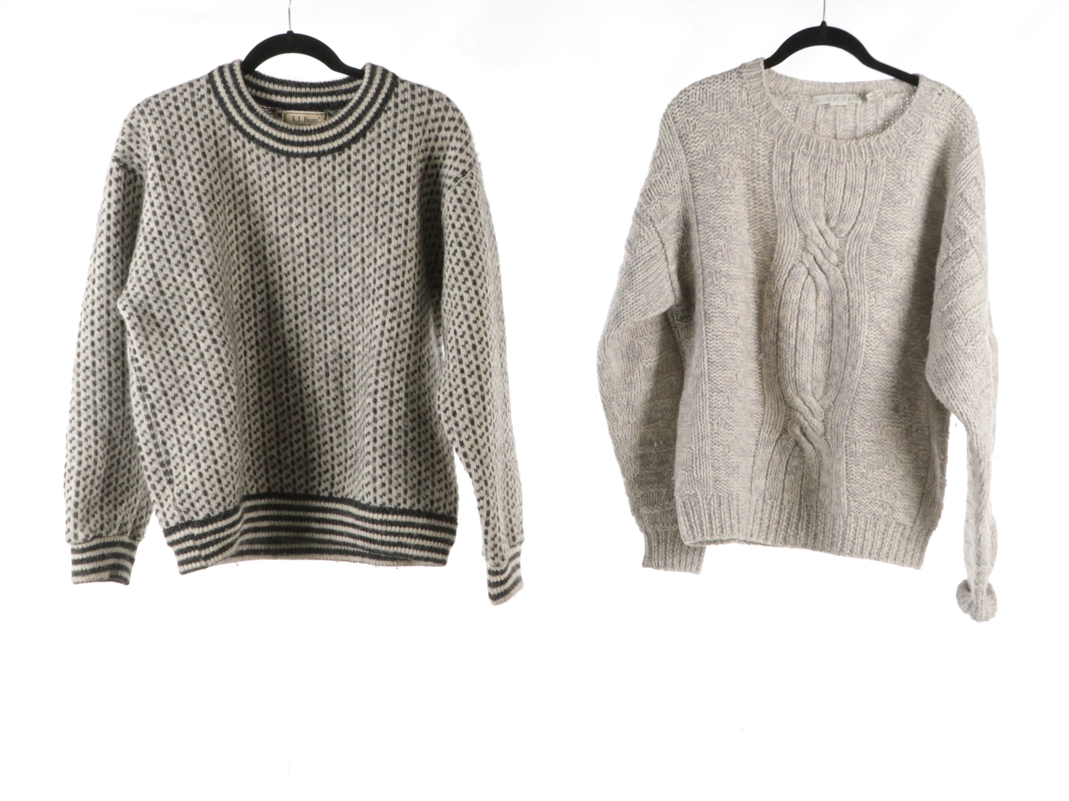 Men's Icelandic Wool Sweater, L.L. Bean and Bill Ditfort Designs Knit Sweaters