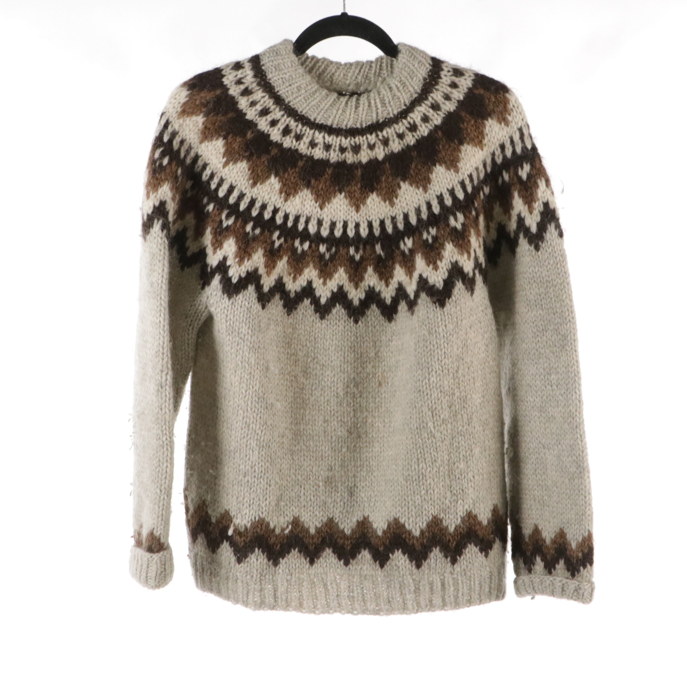 Men's Icelandic Wool Sweater, L.L. Bean and Bill Ditfort Designs Knit Sweaters