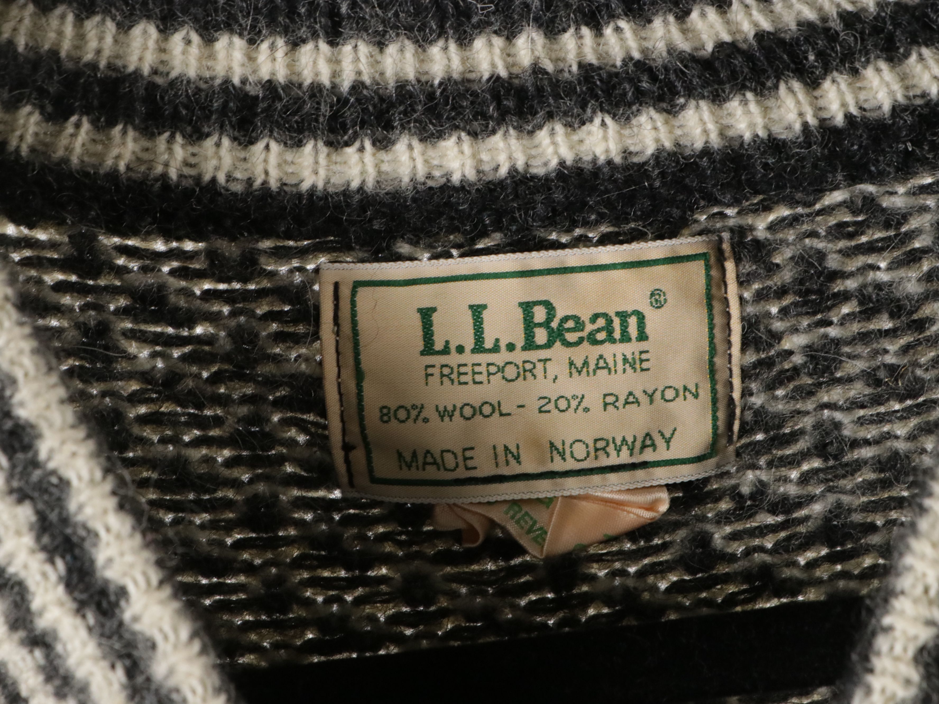 Men's Icelandic Wool Sweater, L.L. Bean and Bill Ditfort Designs Knit Sweaters