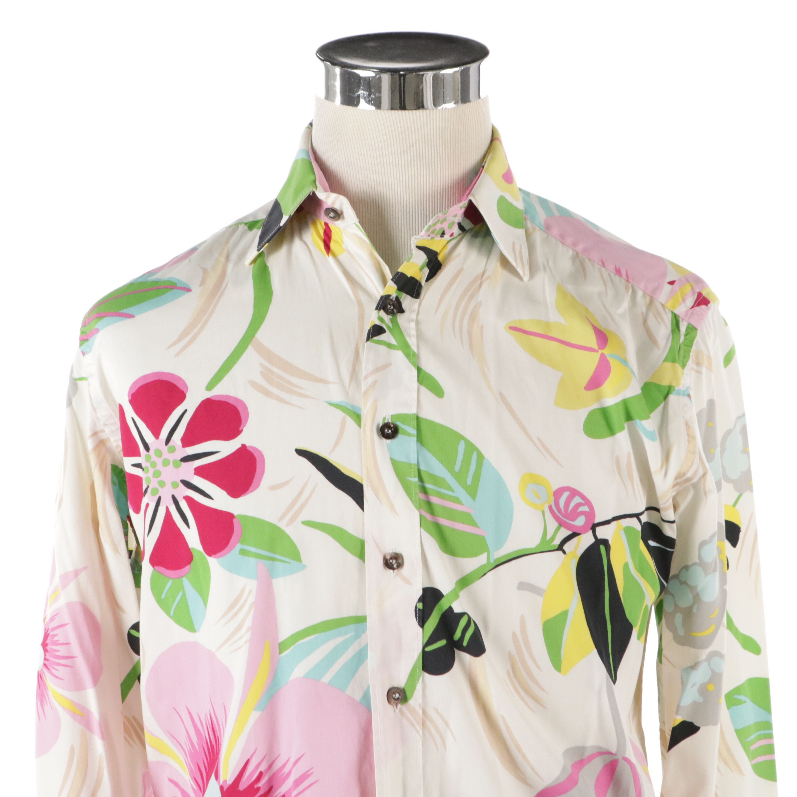 Men's Gucci by Tom Ford Floral Printed Cotton Button-Up Shirt and Swim Trunks